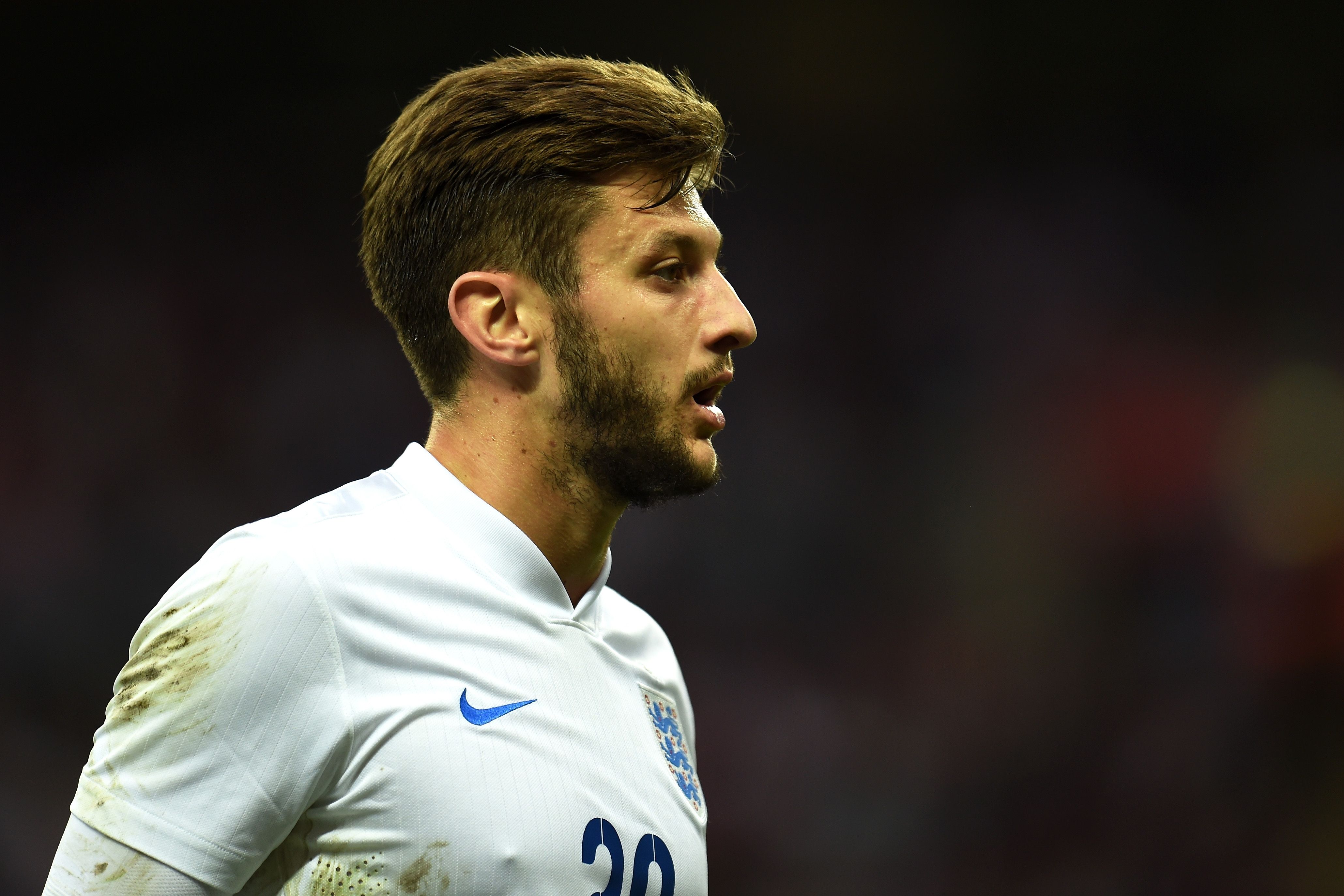 England midfielder Adam Lallana
