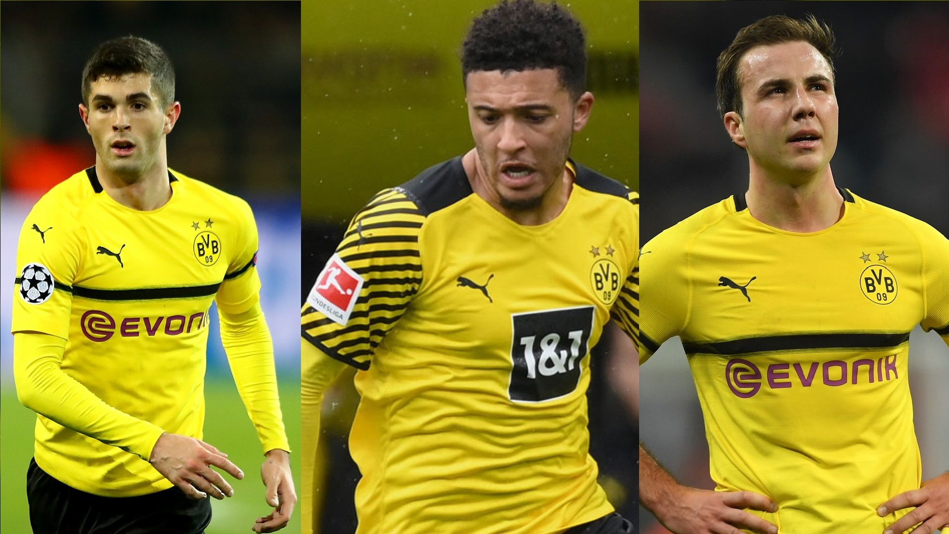 Pulisic Sancho Gotze