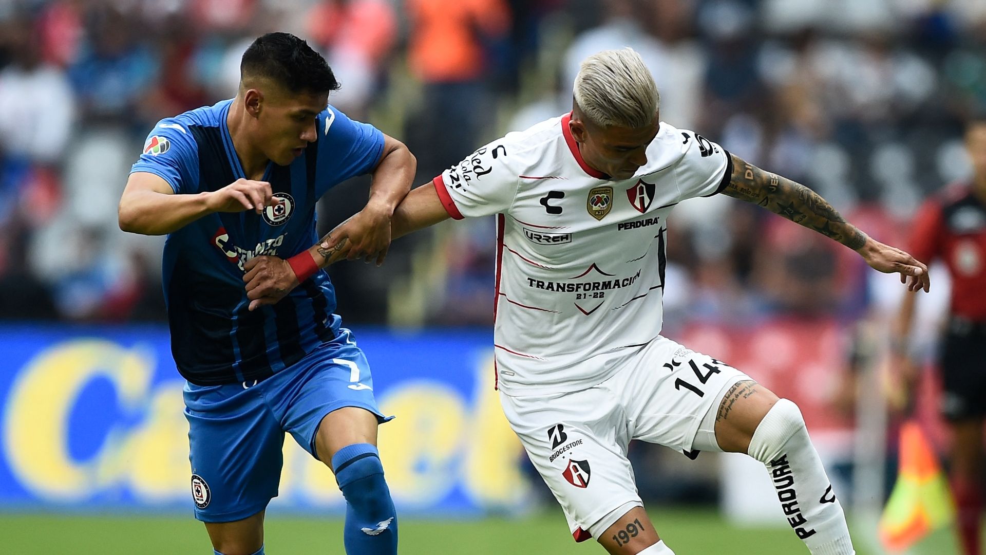 Uriel Antuna Aldo Rocha Cruz Azul Atlas Clausura 2022