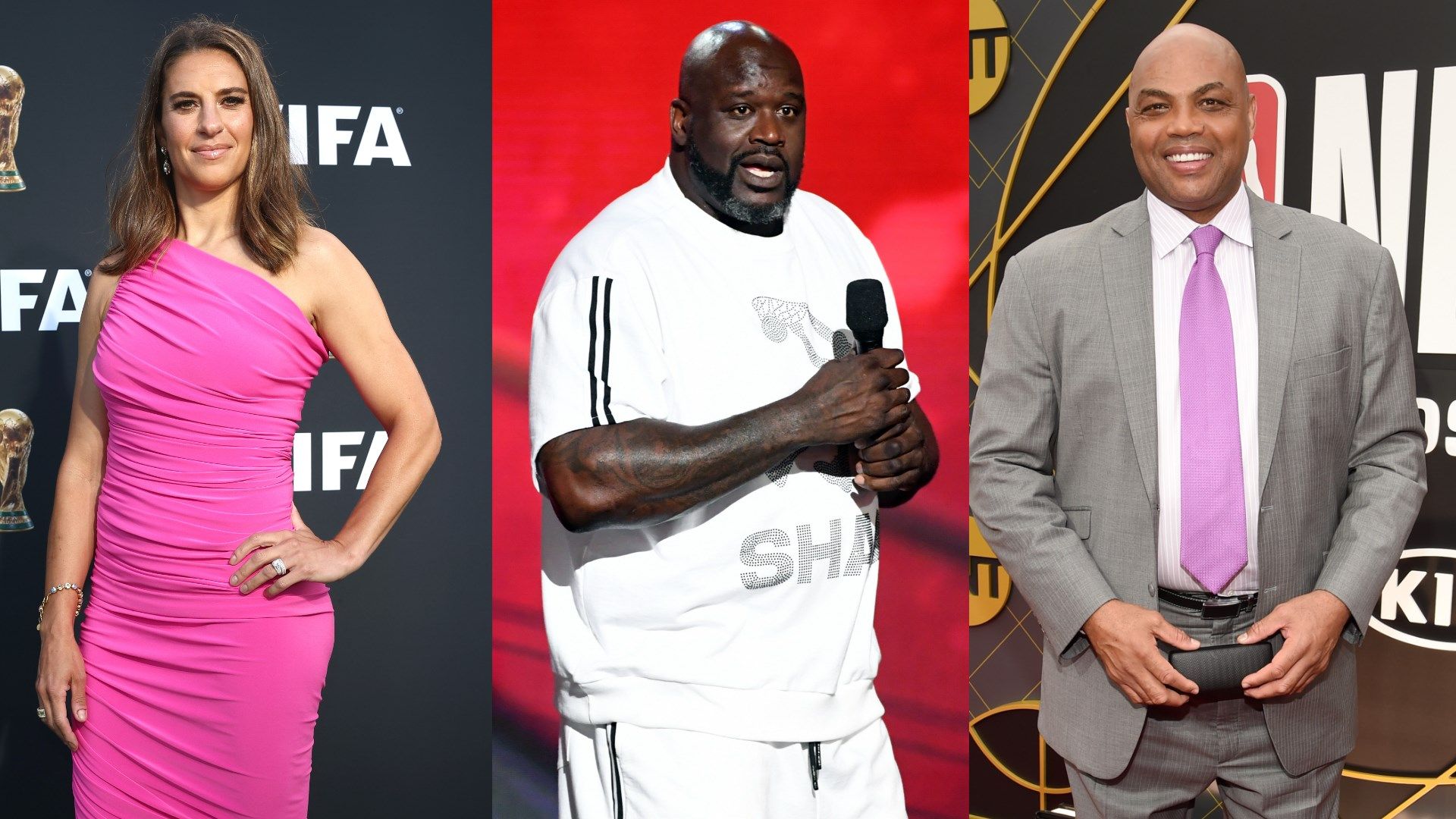 Carli Lloyd Shaq Charles Barkley split