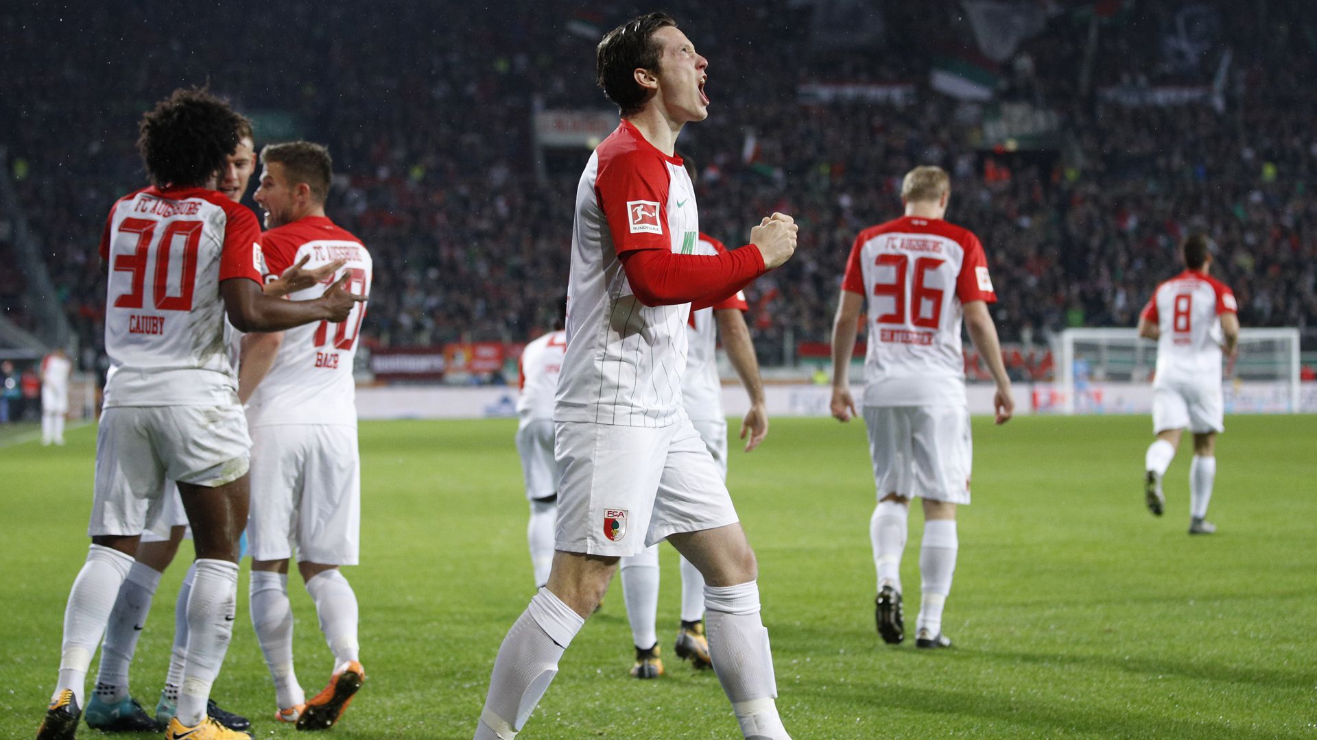 Michael Gregoritsch, Augsburg - Leipzig, Bundesliga, 09192017