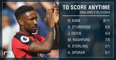 England Slovenia goalscorer graphic