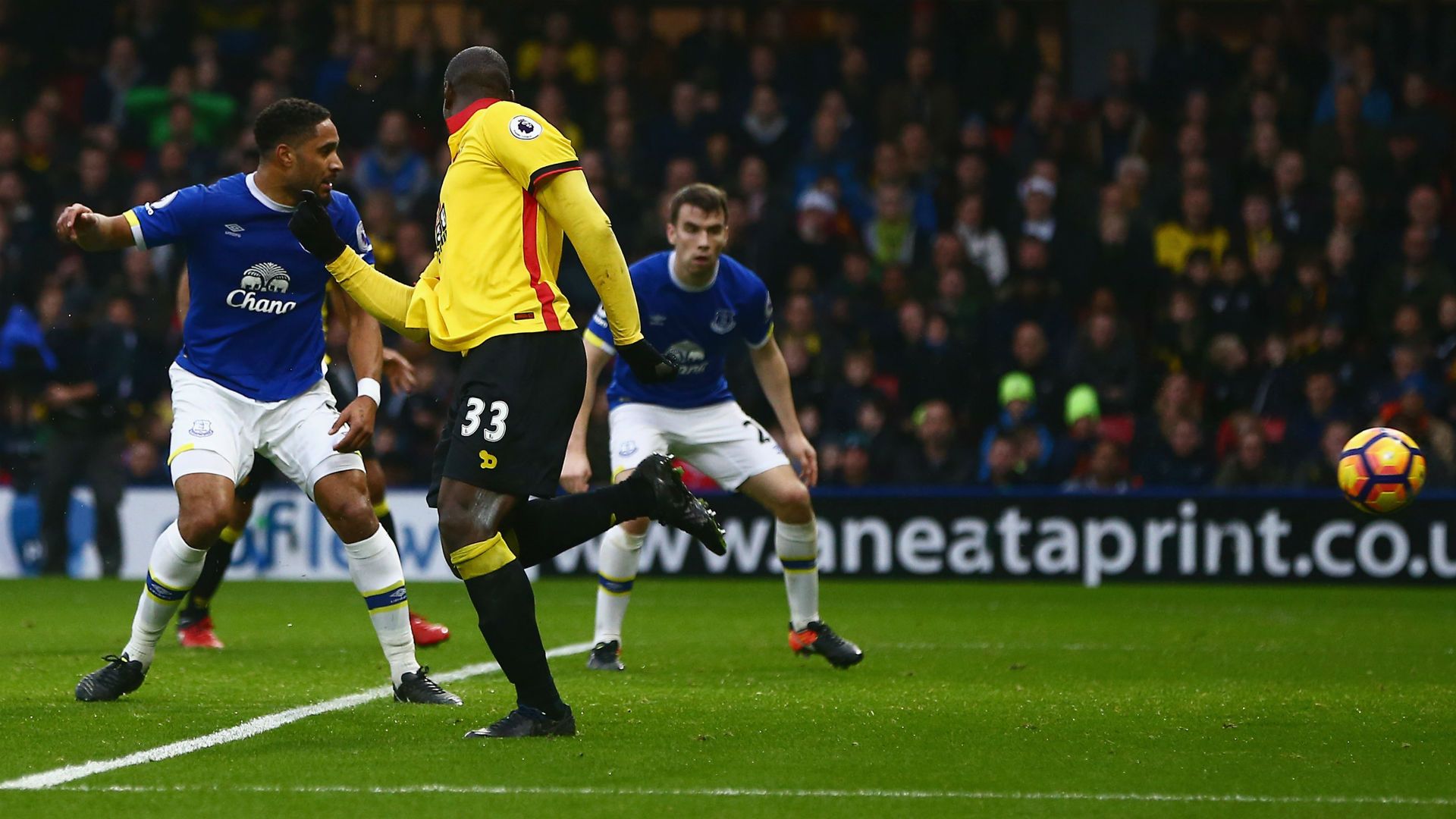 Watford Everton Stefano Okaka