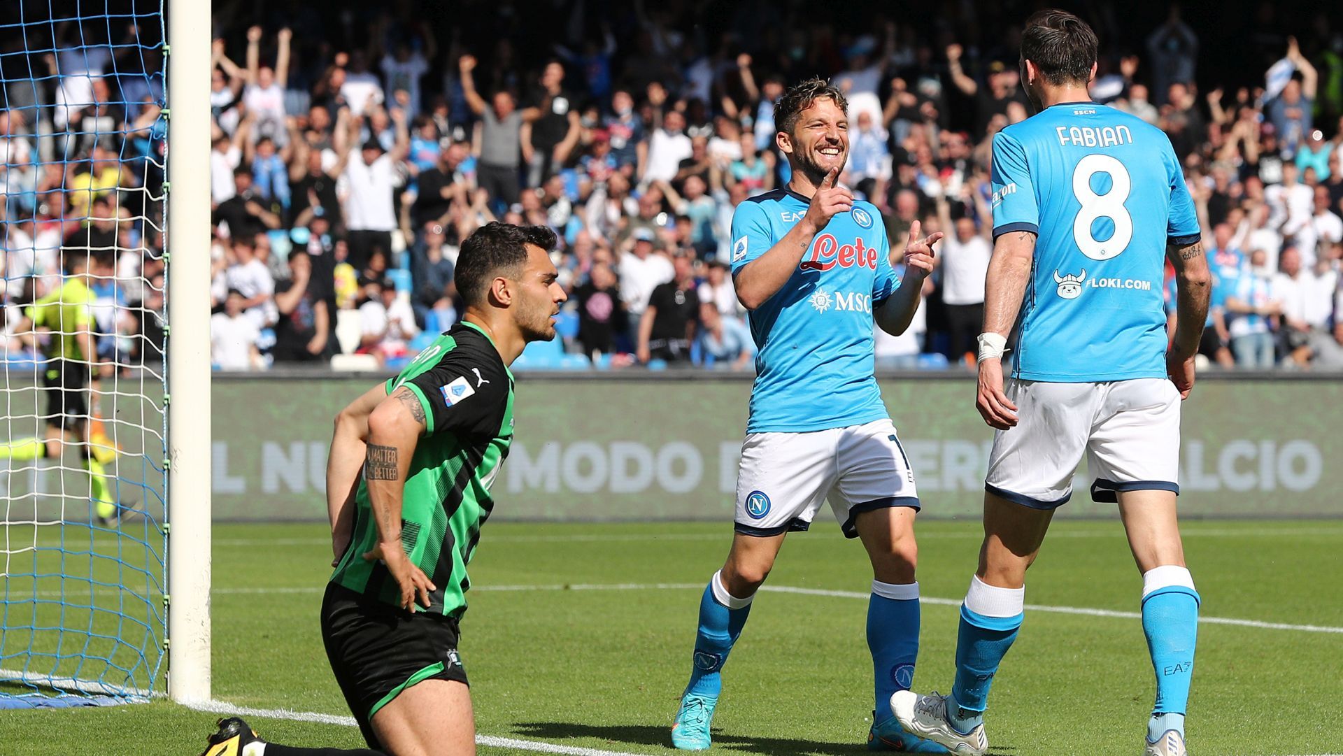 Mertens Napoli Sassuolo 2021 2022