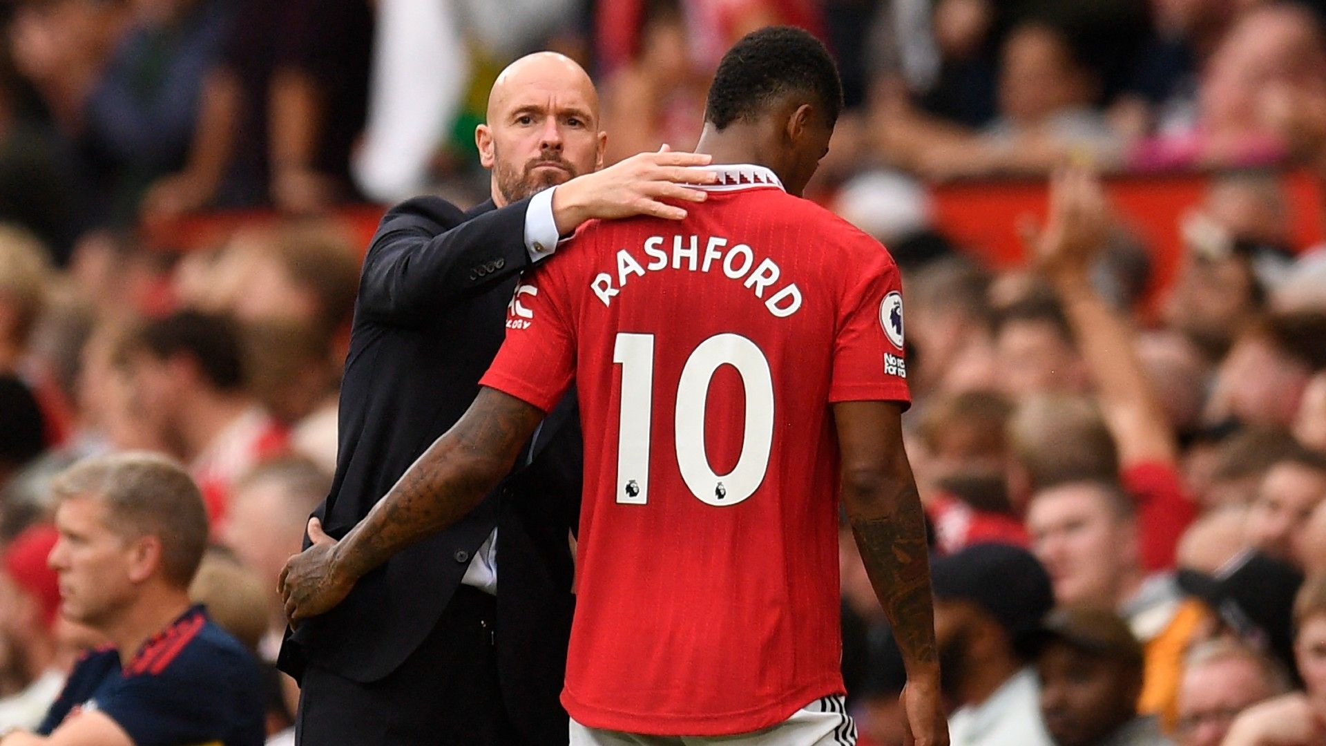 Erik ten Hag Marcus Rashford Manchester United