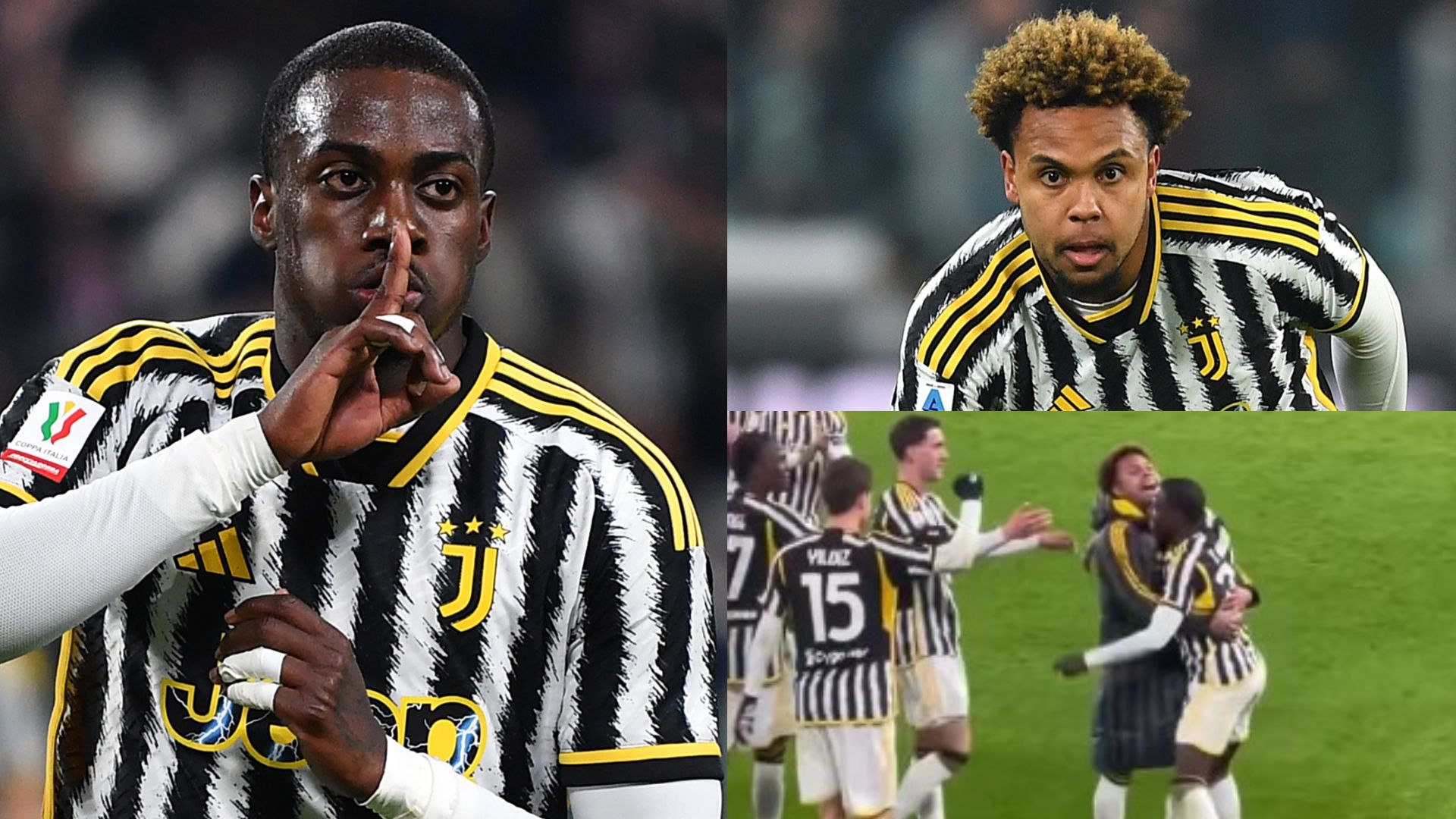 Tim Weah Weston McKennie Juventus