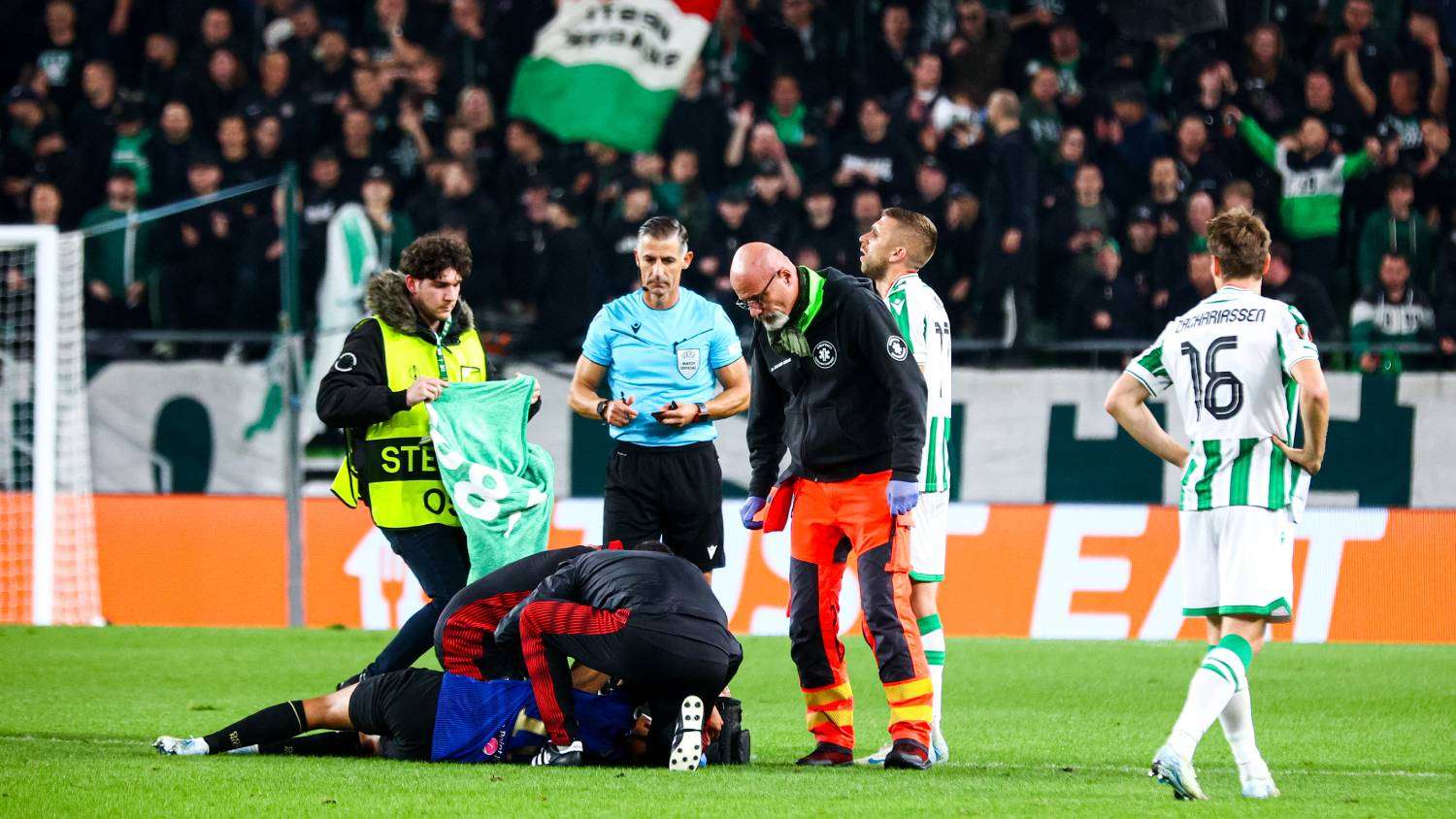 Ferencváros v Nice Zacher Gábor