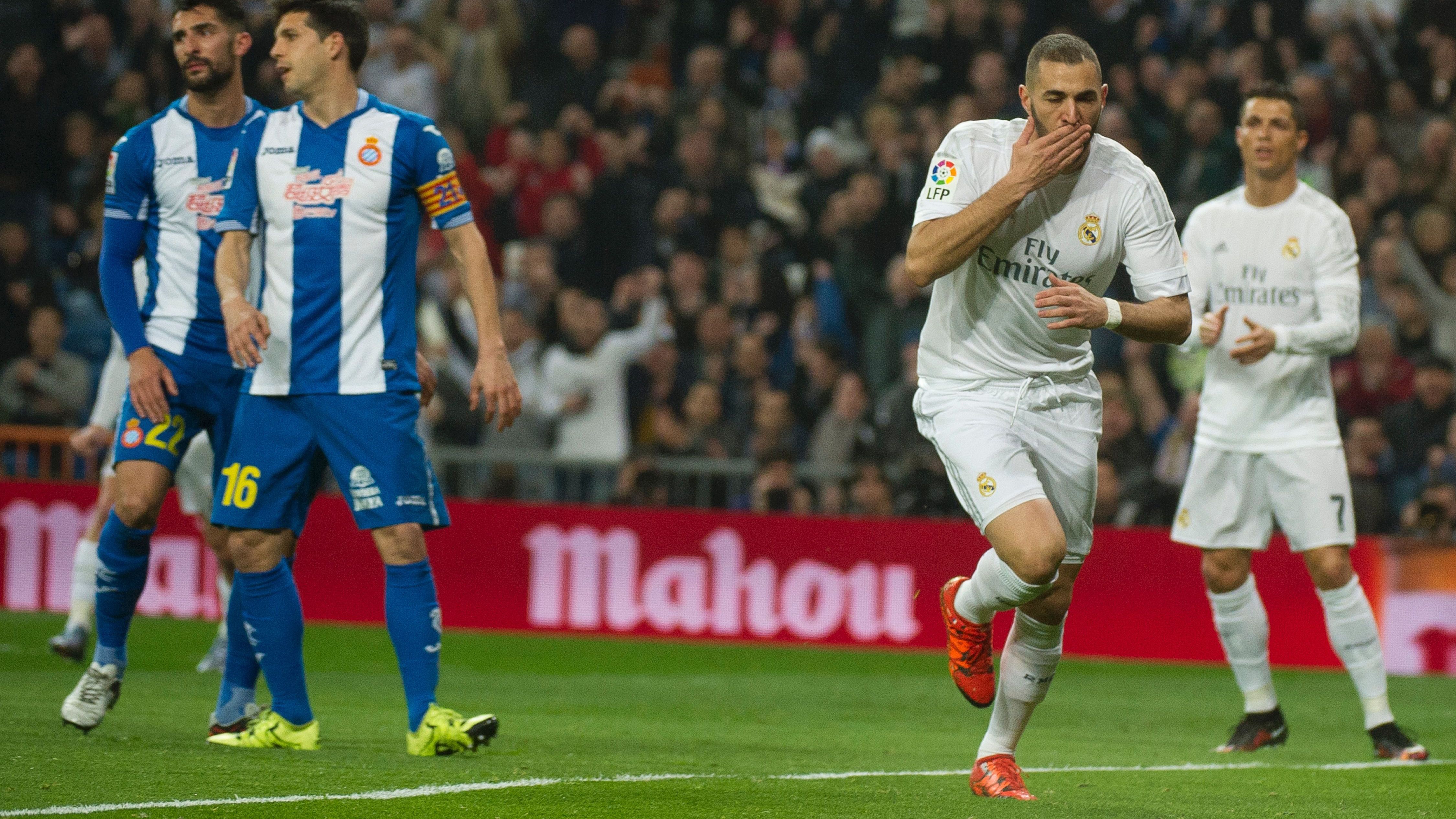 Karim Benzema Ronaldo Real Madrid Espanyol 31012016