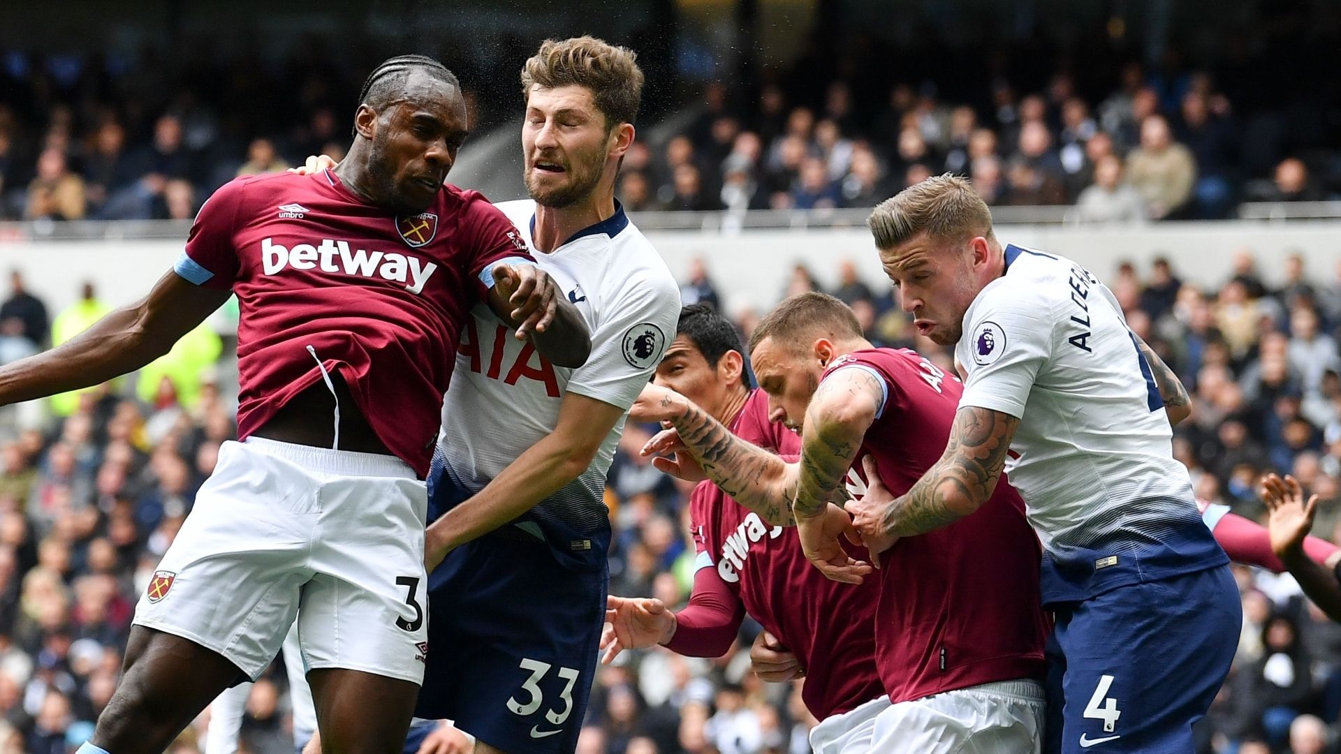 Tottenham vs West Ham 2018-19