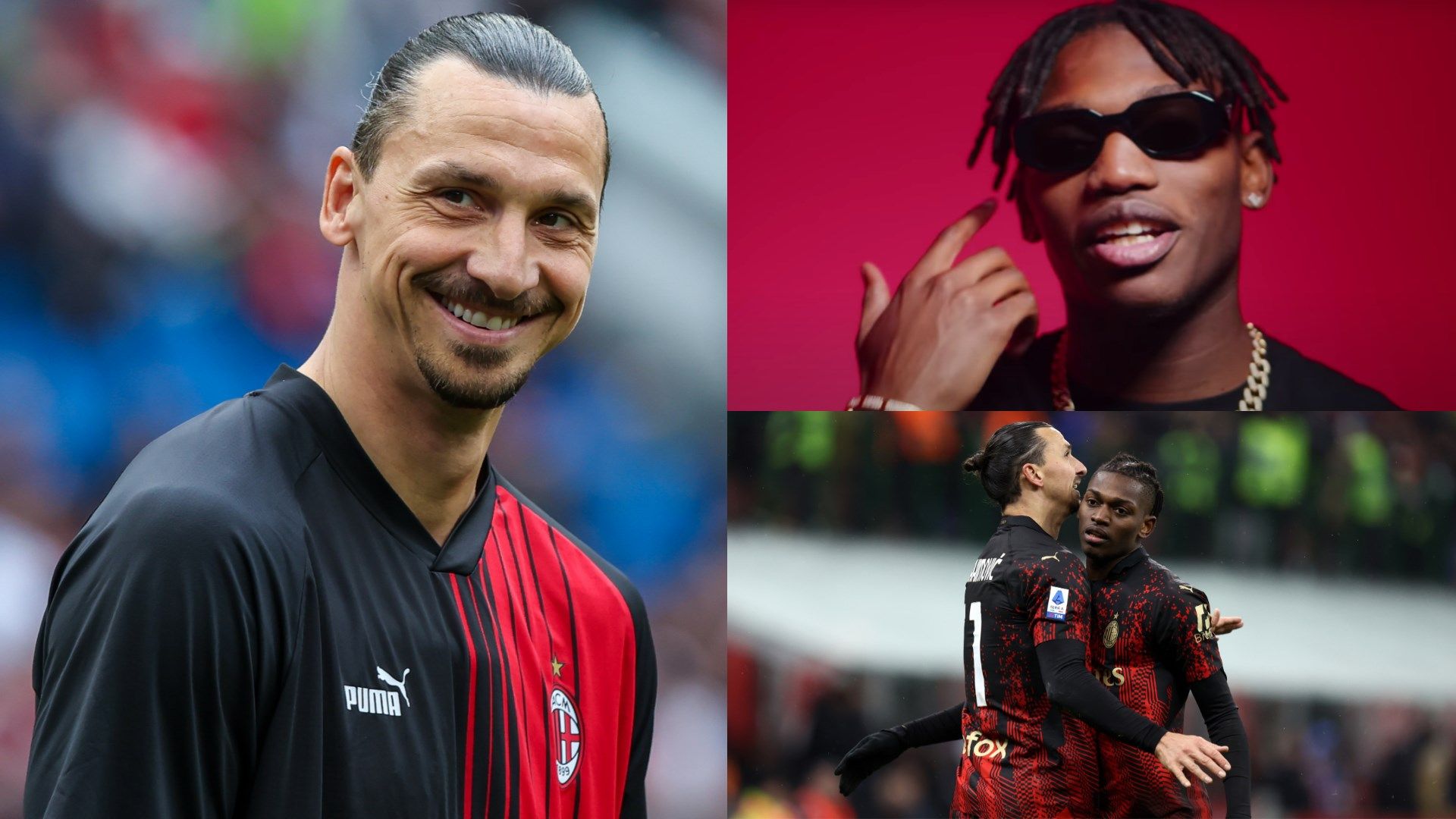 Zlatan Ibrahimovic Rafael Leao Milan split