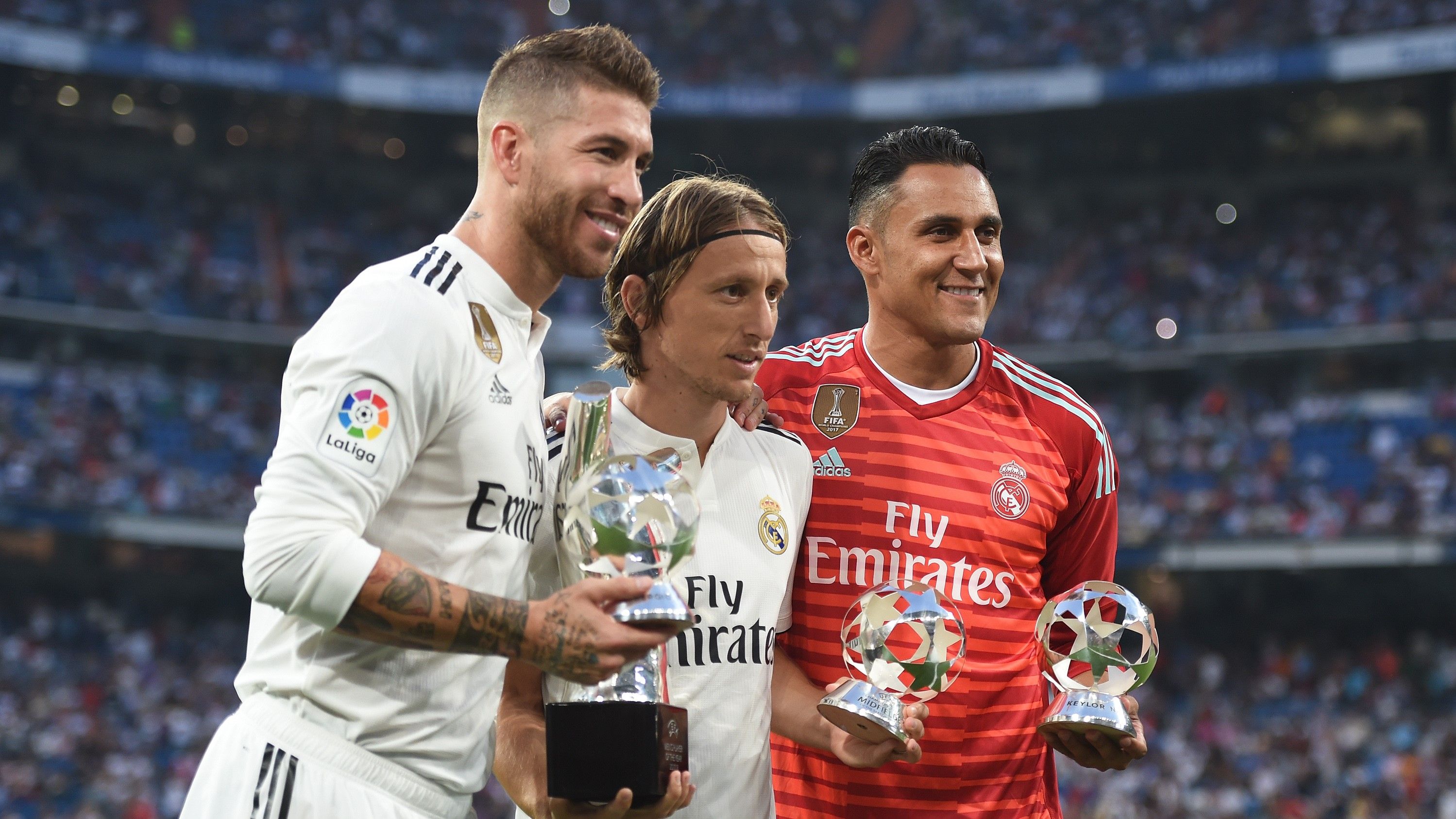 Sergio Ramos Luka Modric Keylor Navas Real Madrid Leganes LaLiga 01092018