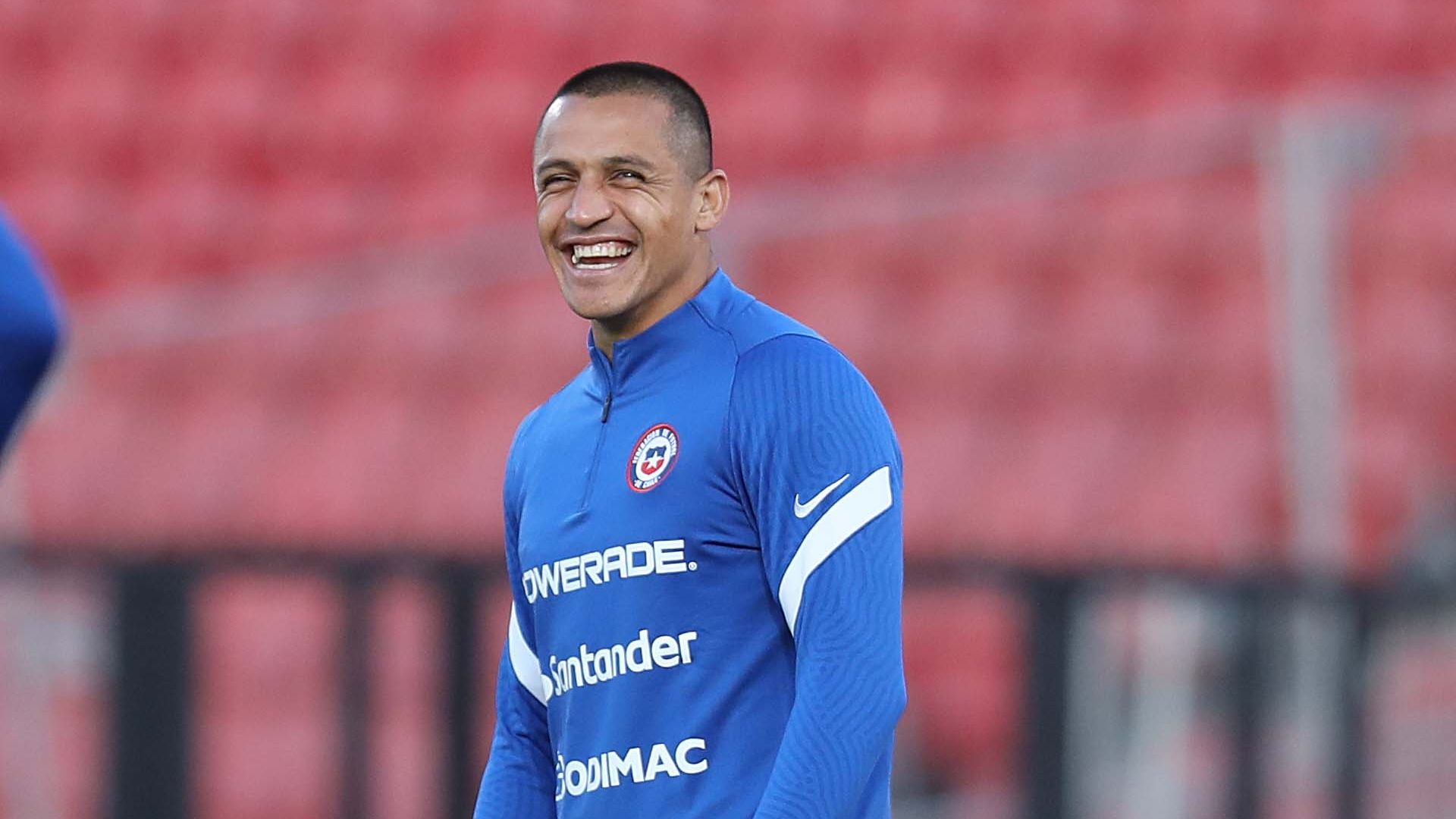 Alexis Sánchez entrenamiento Chile 111120