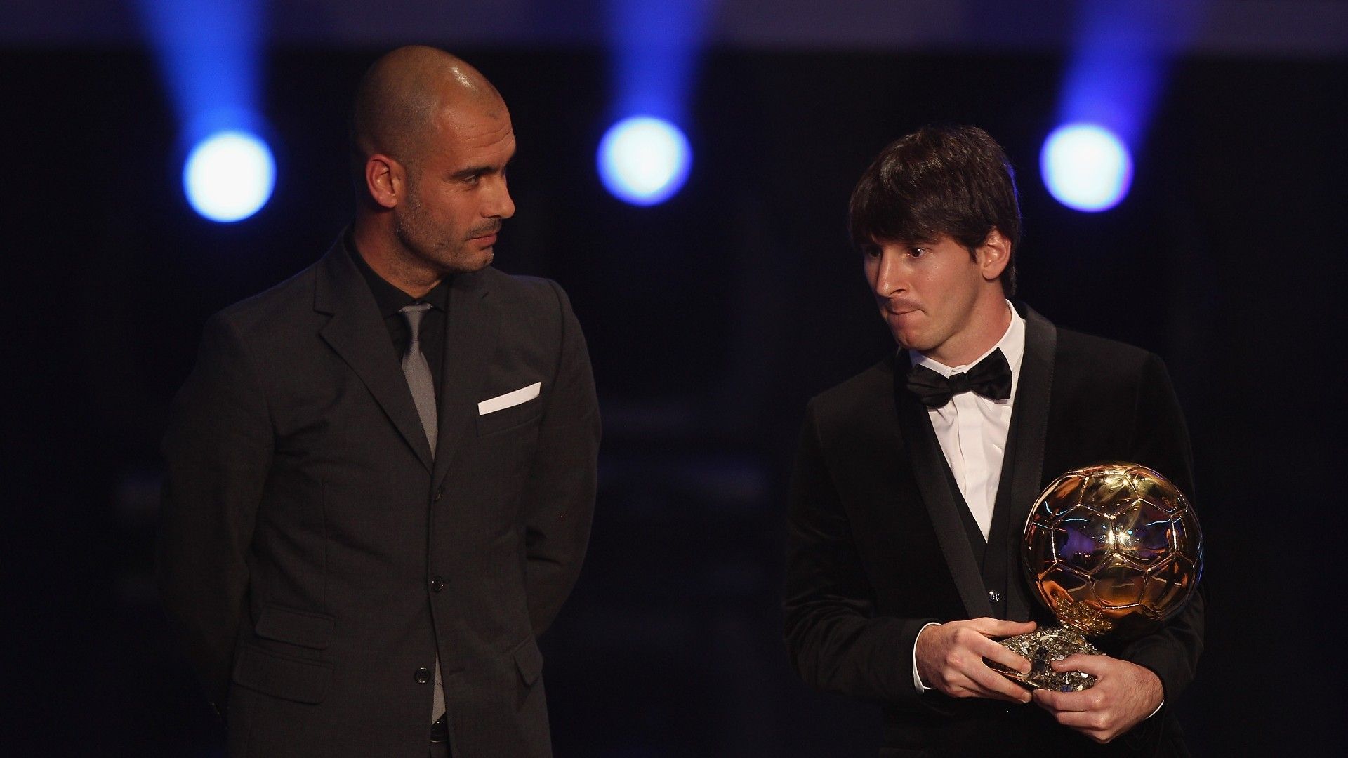 Leo Messi Pep Guardiola 2009-10