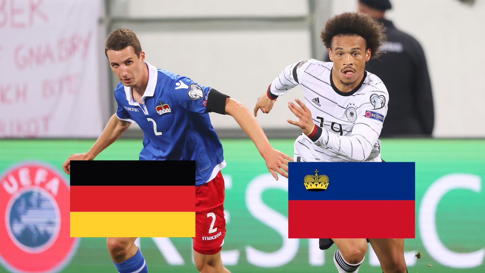 Deutschland Liechtenstein WM Qualifikation tv live-stream heute gfx