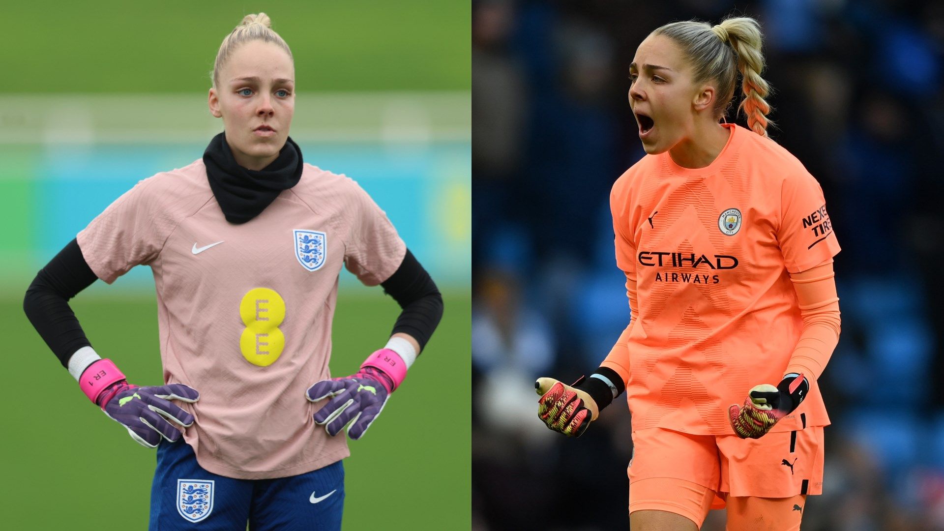 Ellie Roebuck England Man City split