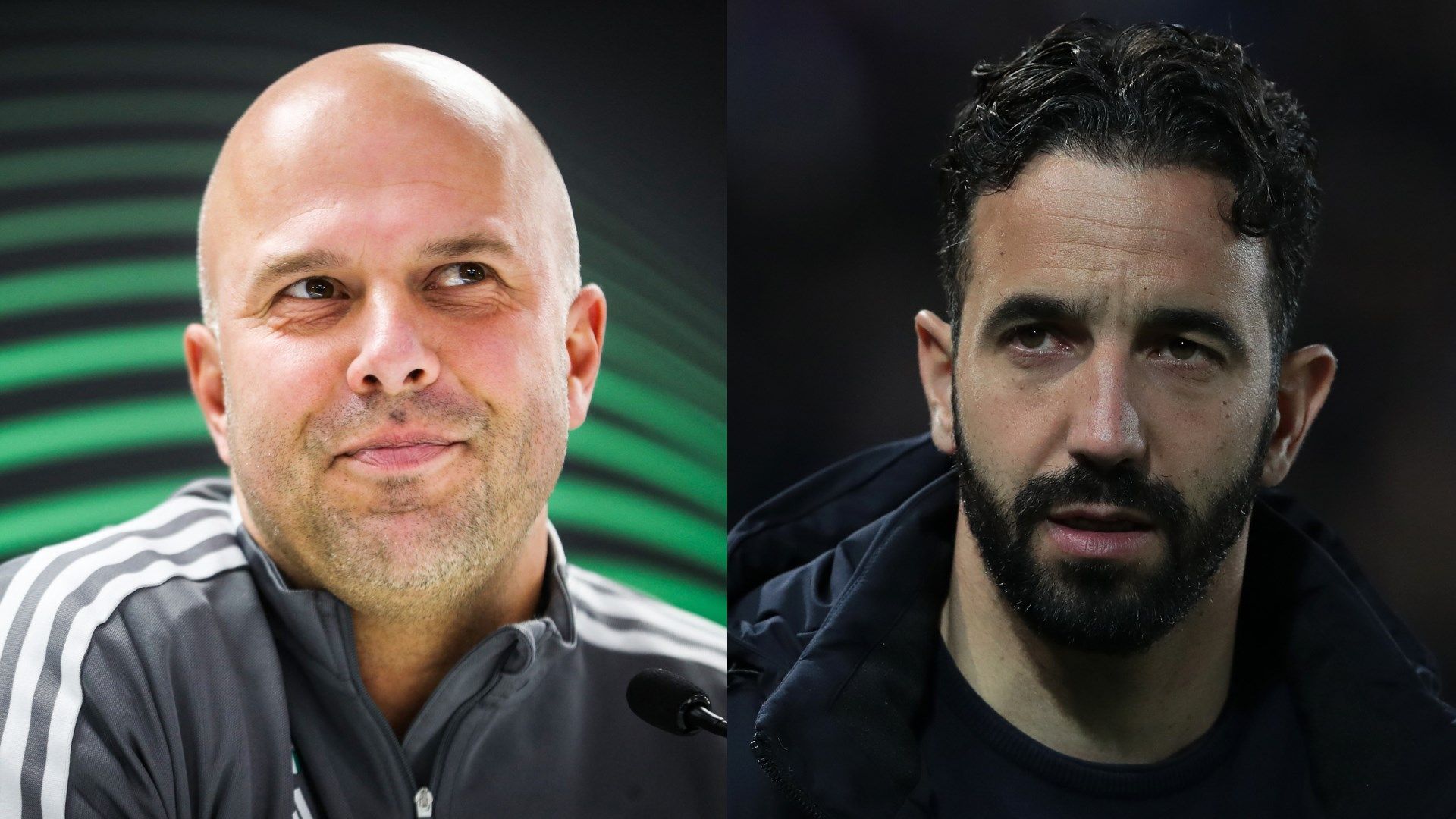 Arne Slot Ruben Amorim GFX