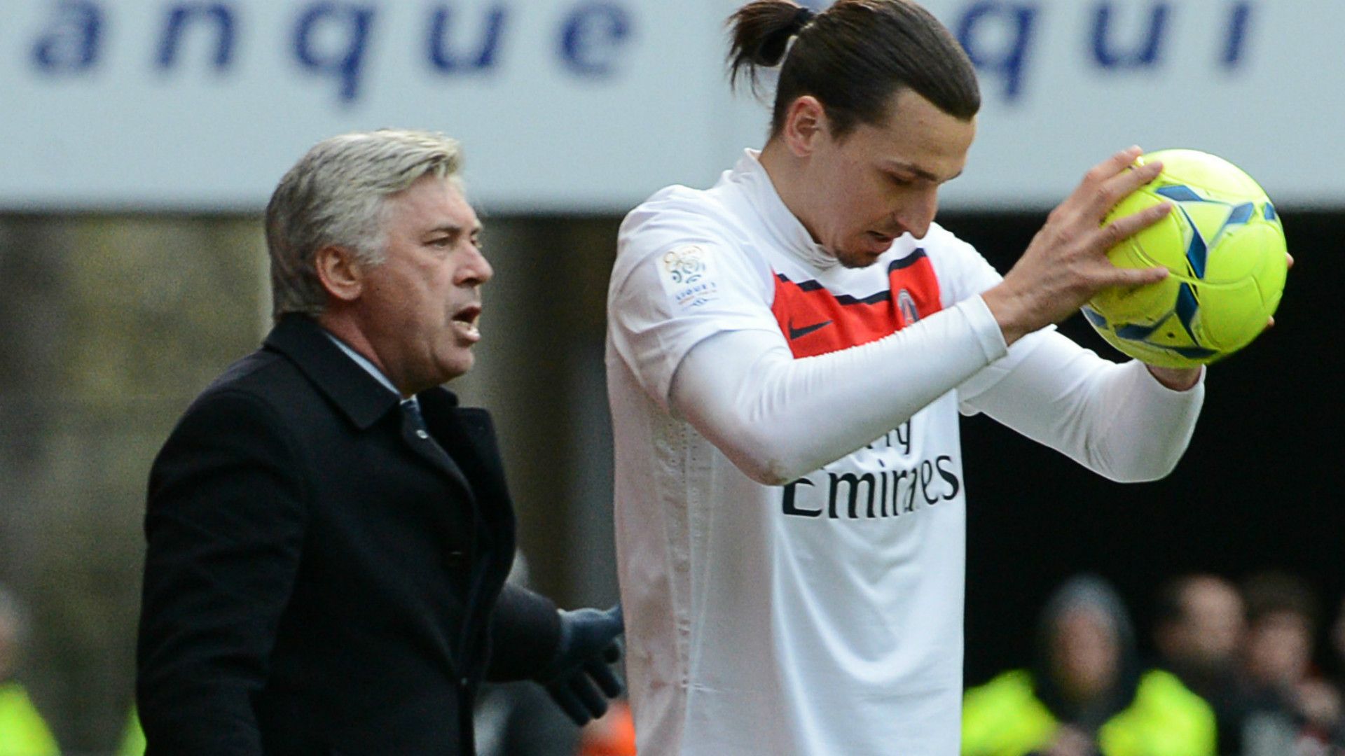Carlo Ancelotti Zlatan Ibrahimovic Paris Saint-Germain 06042013
