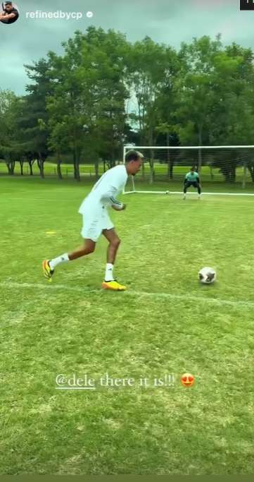 Dele Alli training