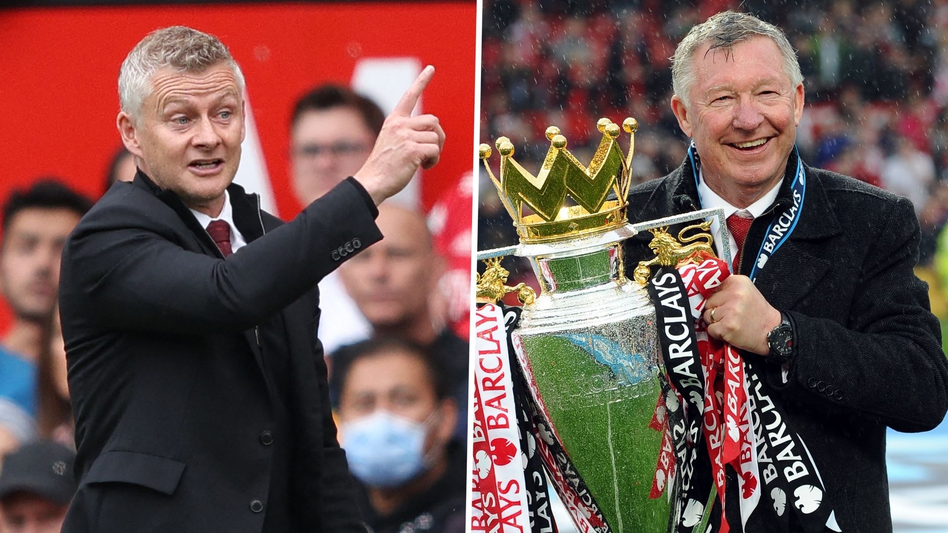 Ole Gunnar Solskjaer Alex Ferguson Man Utd GFX