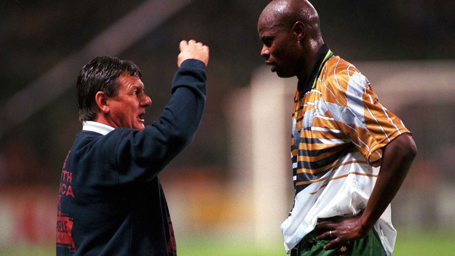 Clive Barker and Philemon Masinga