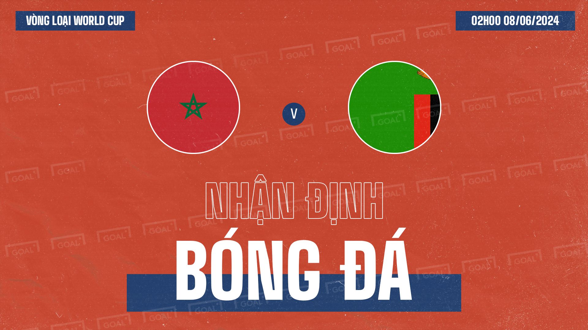 Morocco vs Zambia 2026 FIFA World Cup Qualifiers GFX