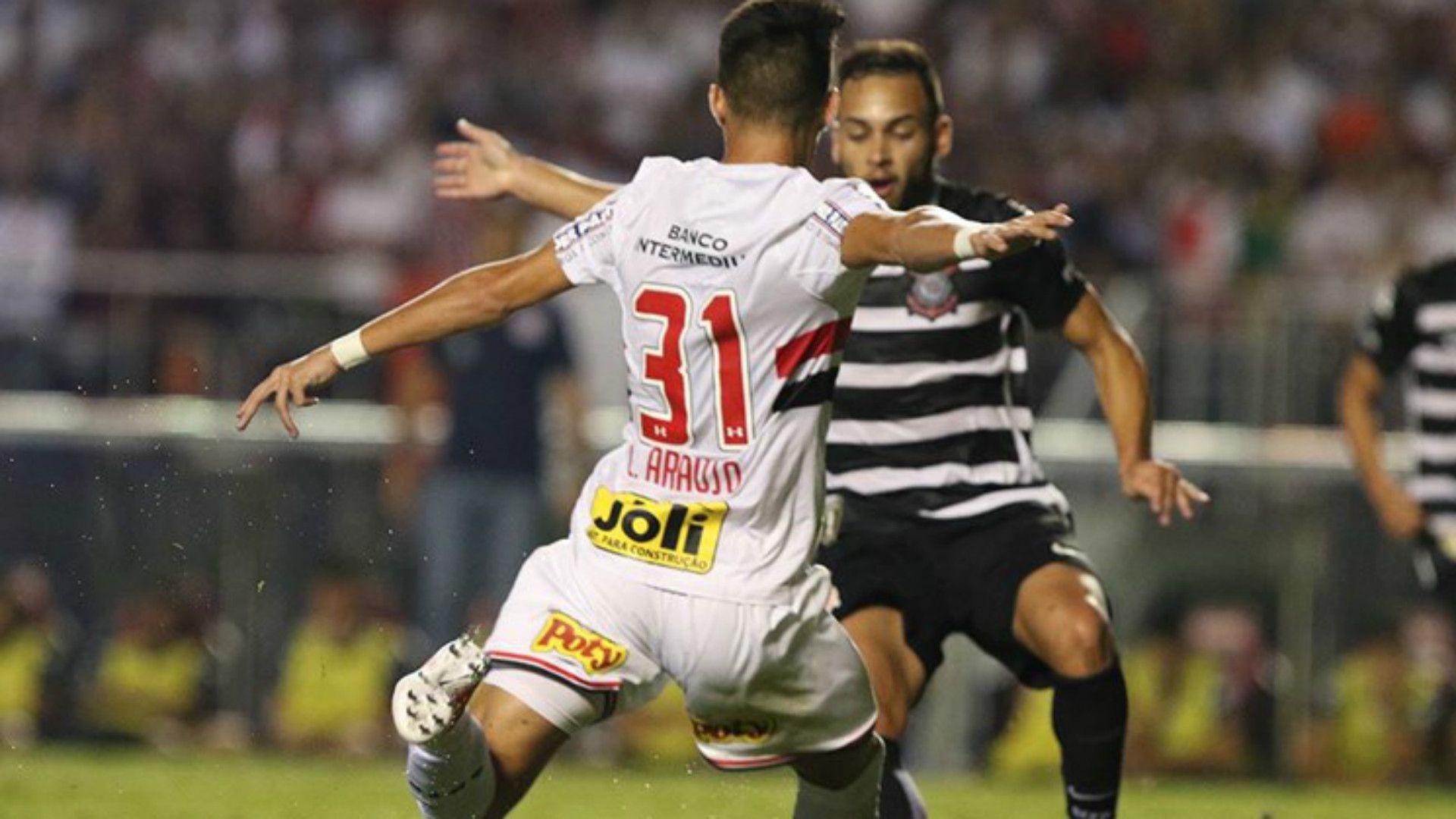 Luiz Araújo e Maycon - São Paulo x Corinthians - 16/04/2017