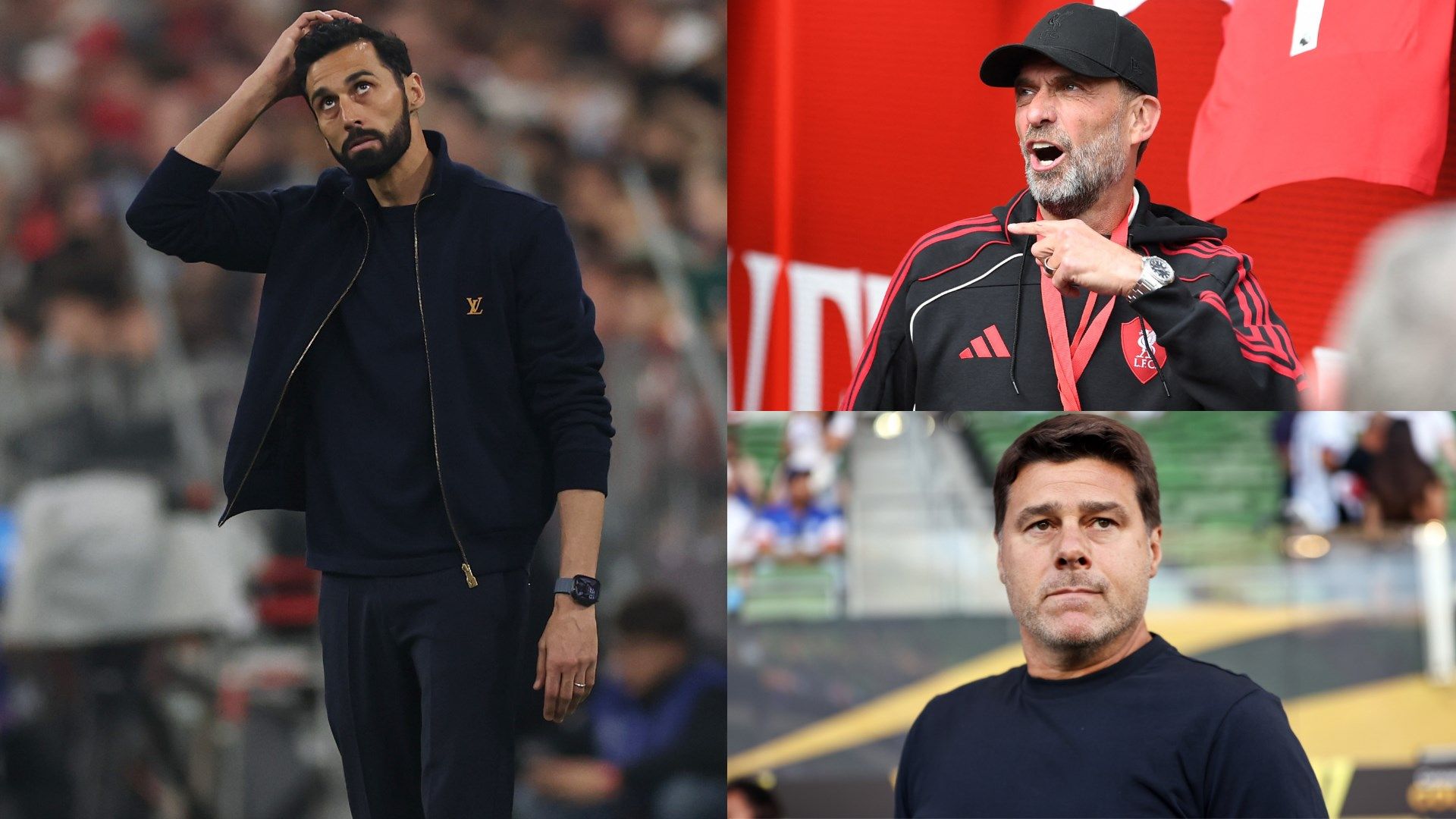 Arbeloa-Klopp-Pochettino