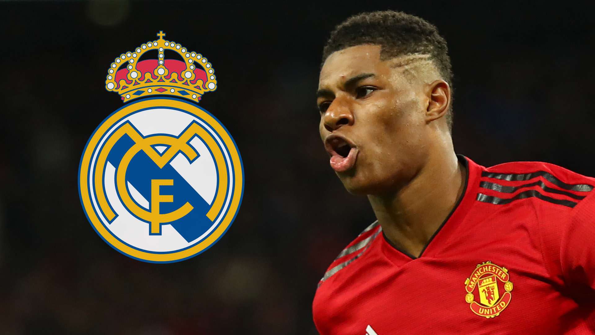 Marcus Rashford Manchester United Real Madrid