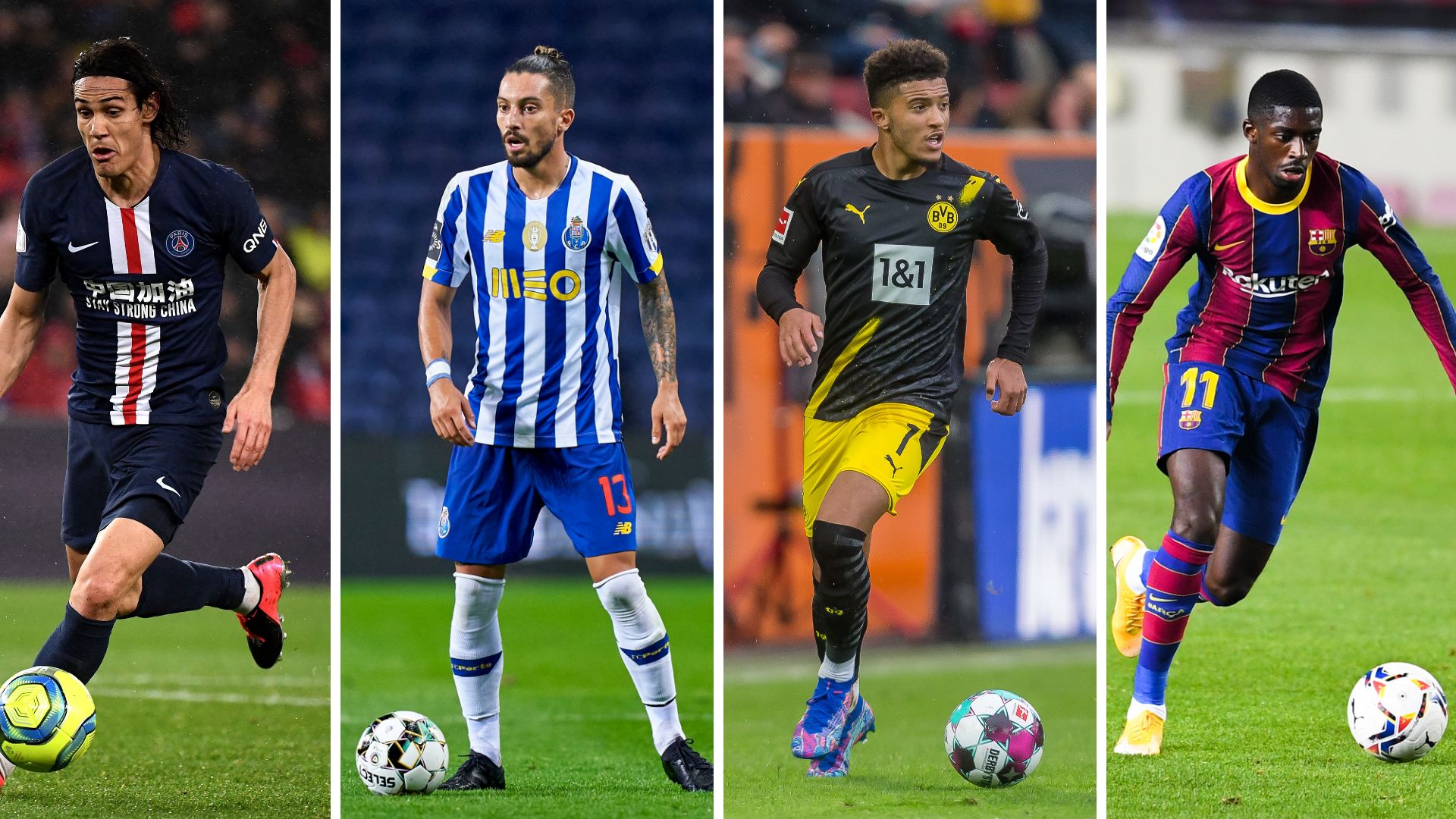 GFX Cavani Telles Sancho Dembele