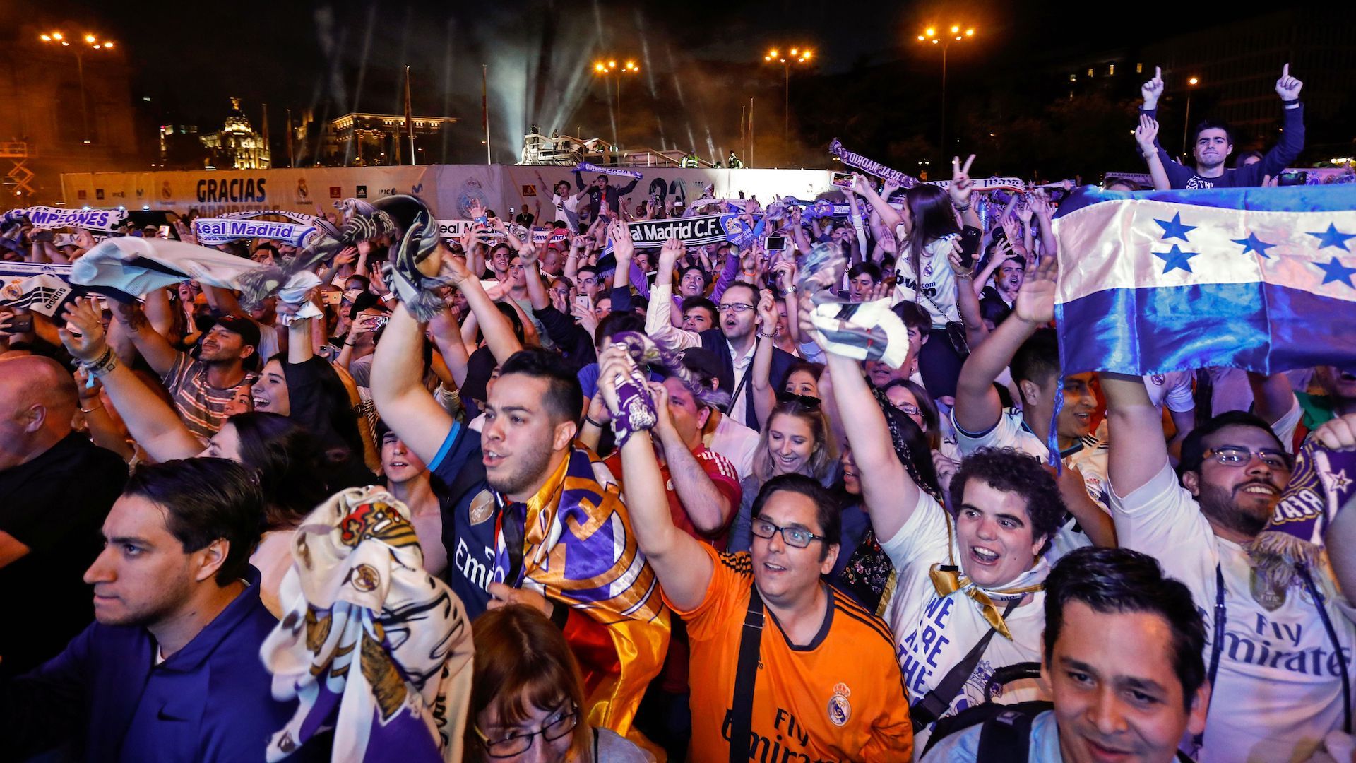 Celebración Real Madrid LaLiga 2017