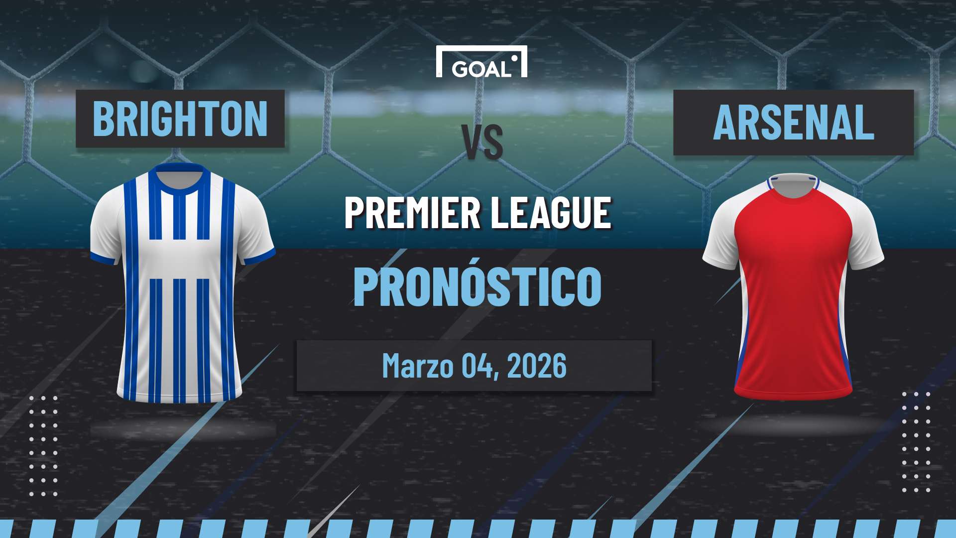 Brighton vs Arsenal Pronóstico y Apuestas Premier League | 04/03/26