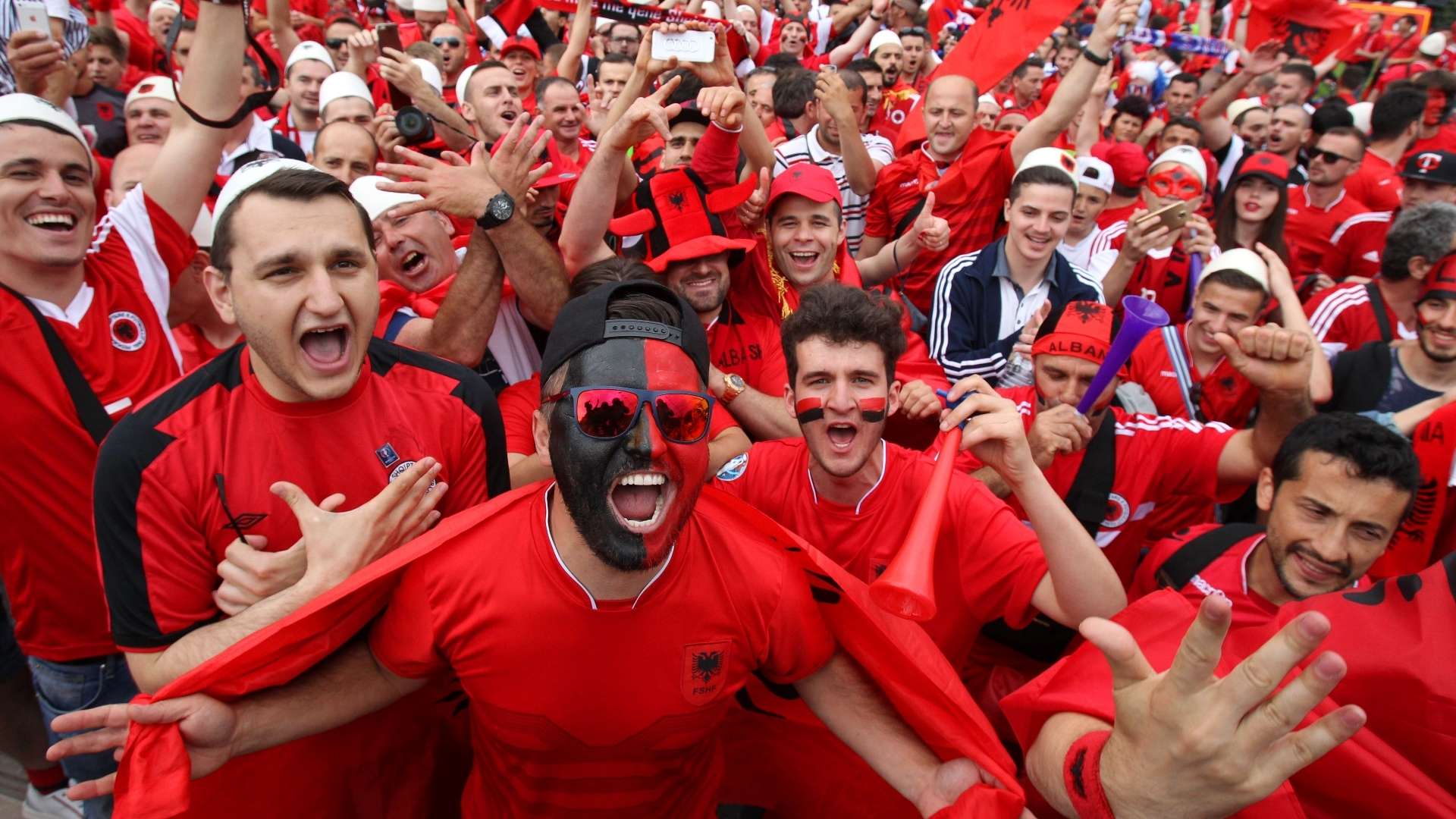 Albania fans