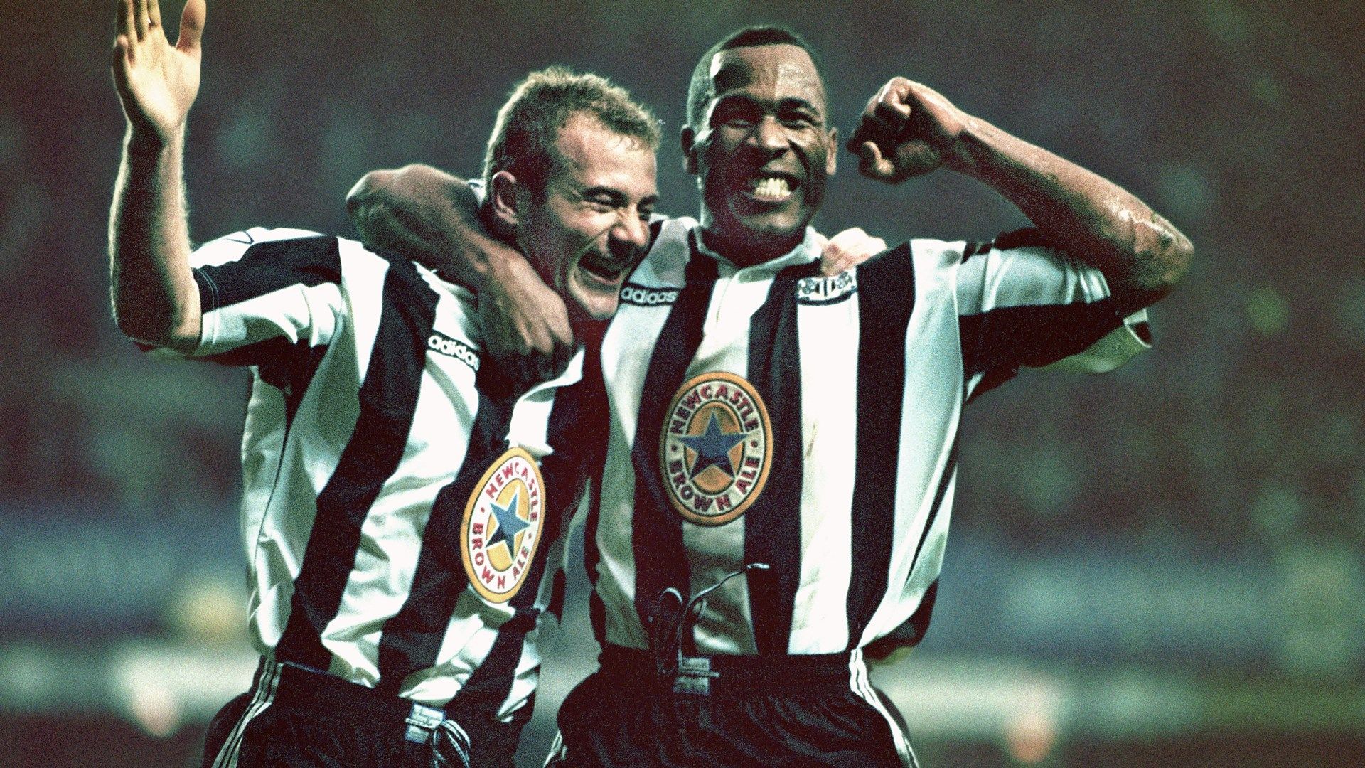 Alan Shearer Les Ferdinand Newcastle 1996-97