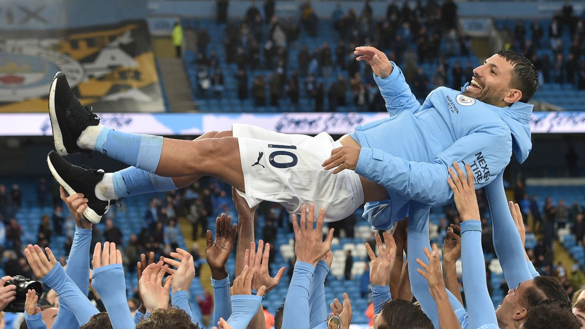 Sergio Kun Aguero Manchester City Farewell Everton Premier League 23052021