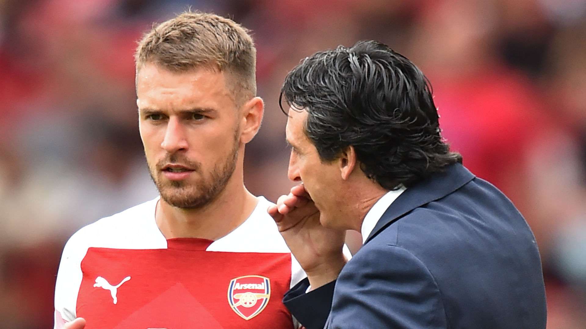Aaron Ramsey Unai Emery Arsenal