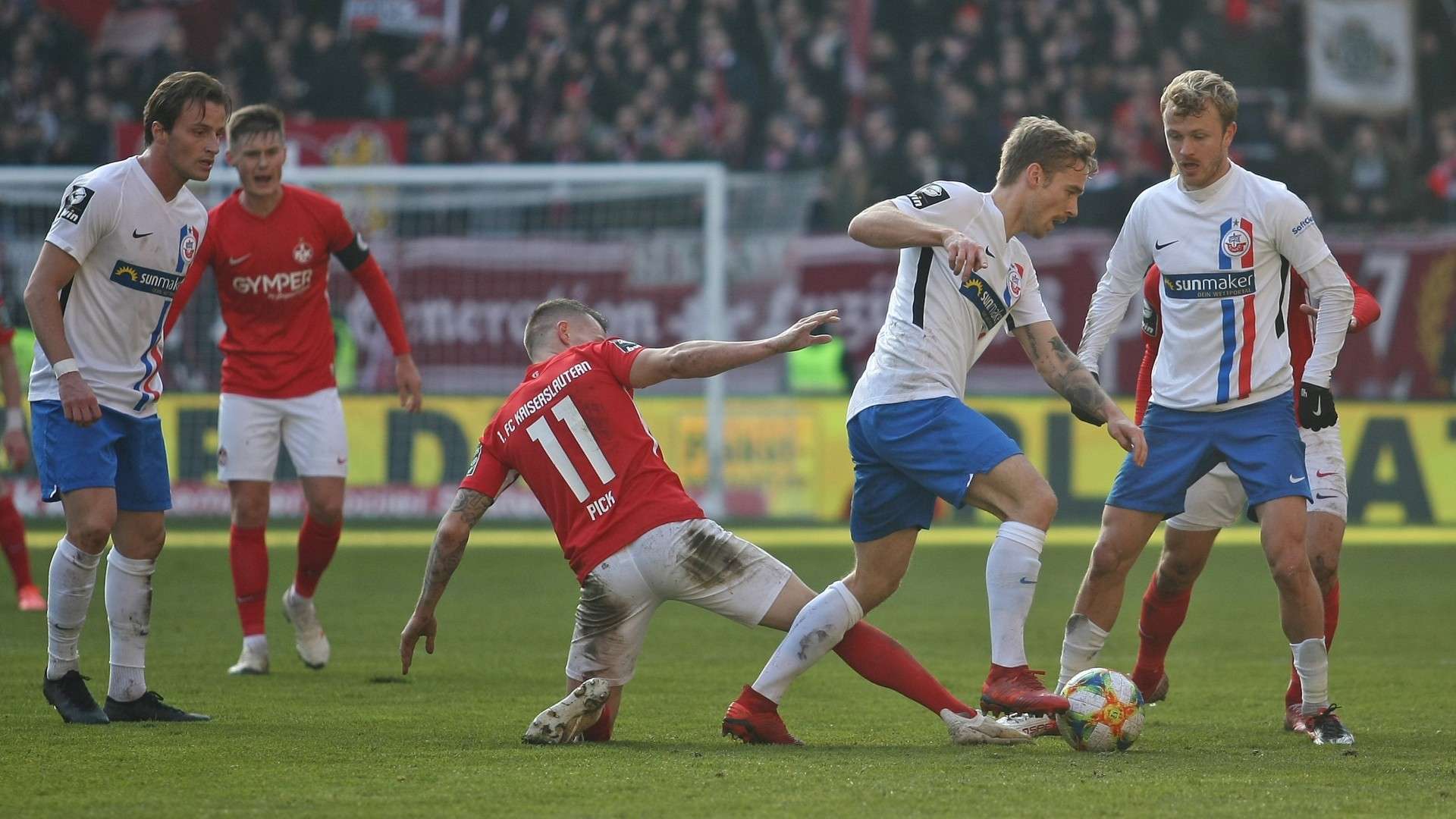 ONLY GERMANY 1. FC Kaiserslautern Hansa Rostock 3. Liga 2019