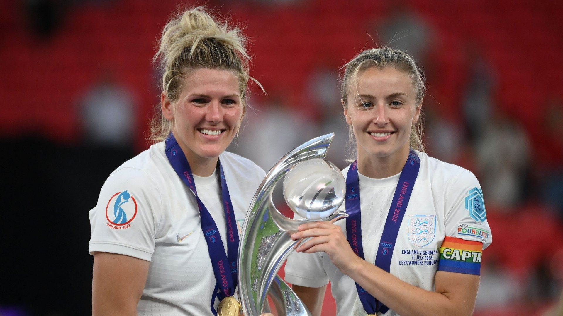 Millie Bright Leah Williamson England Women 2022