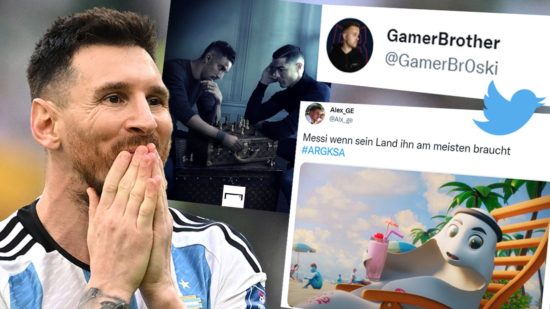 GFX Argentina Saudi Arabia twitter reactions