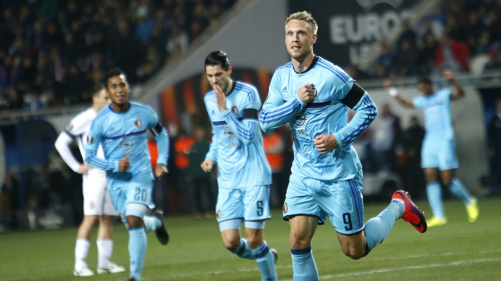 Nicolai Jörgensen Zorya Feyenoord Europa League 11032016