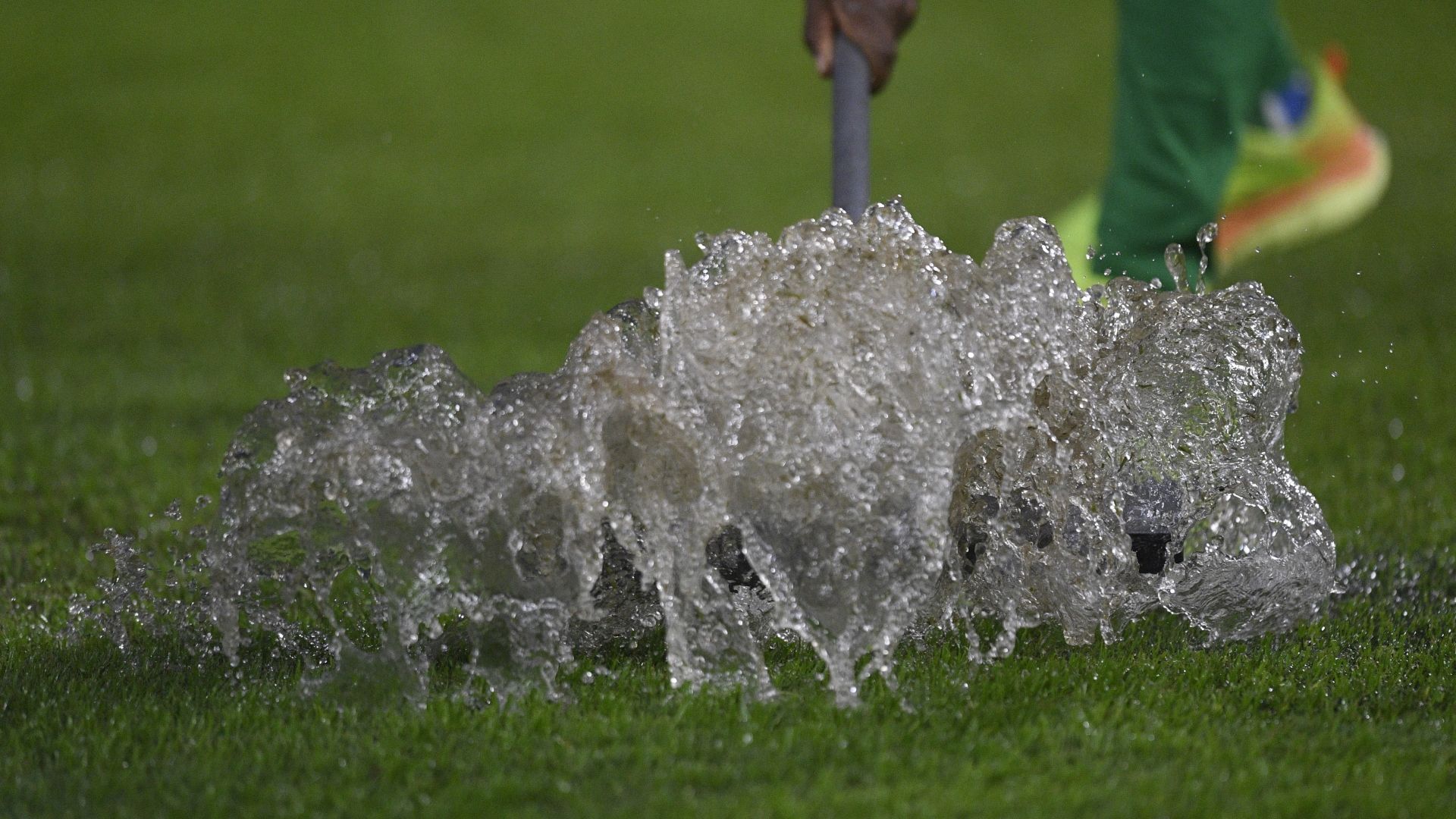 Waterlogged Mpumalanga Stadium 