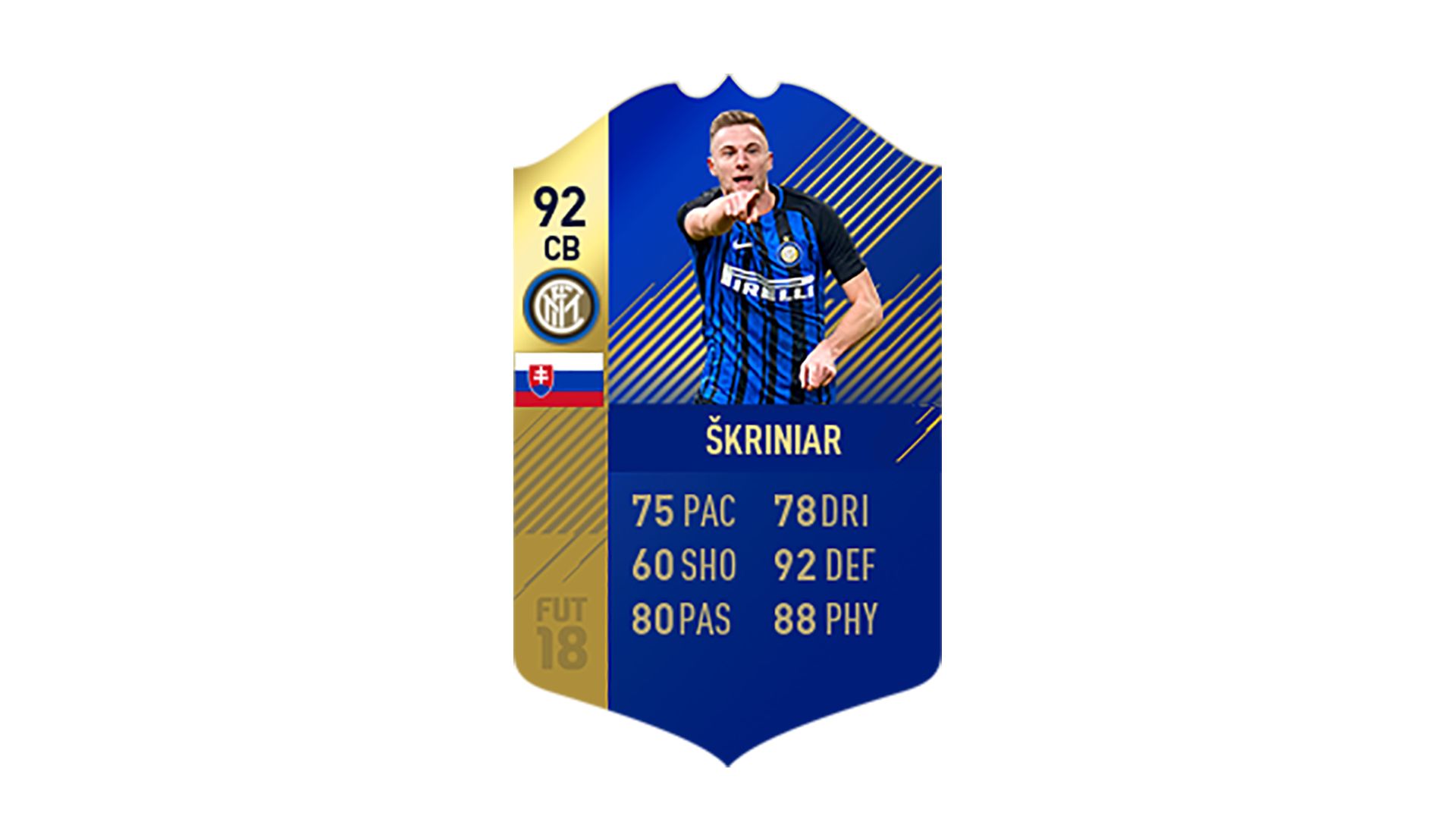 FIFA 18 Calcio A Team of the Season Skriniar