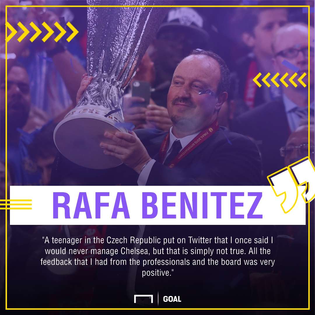 Rafa Benitez Chelsea fans