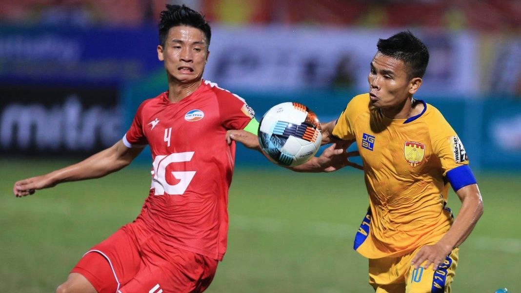 Bui Tien Dung vs Le Van Thang Viettel FC vs Thanh Hoa FC V.League 2019