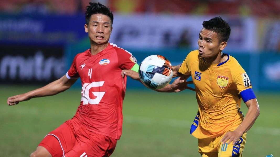 Bui Tien Dung vs Le Van Thang Viettel FC vs Thanh Hoa FC V.League 2019