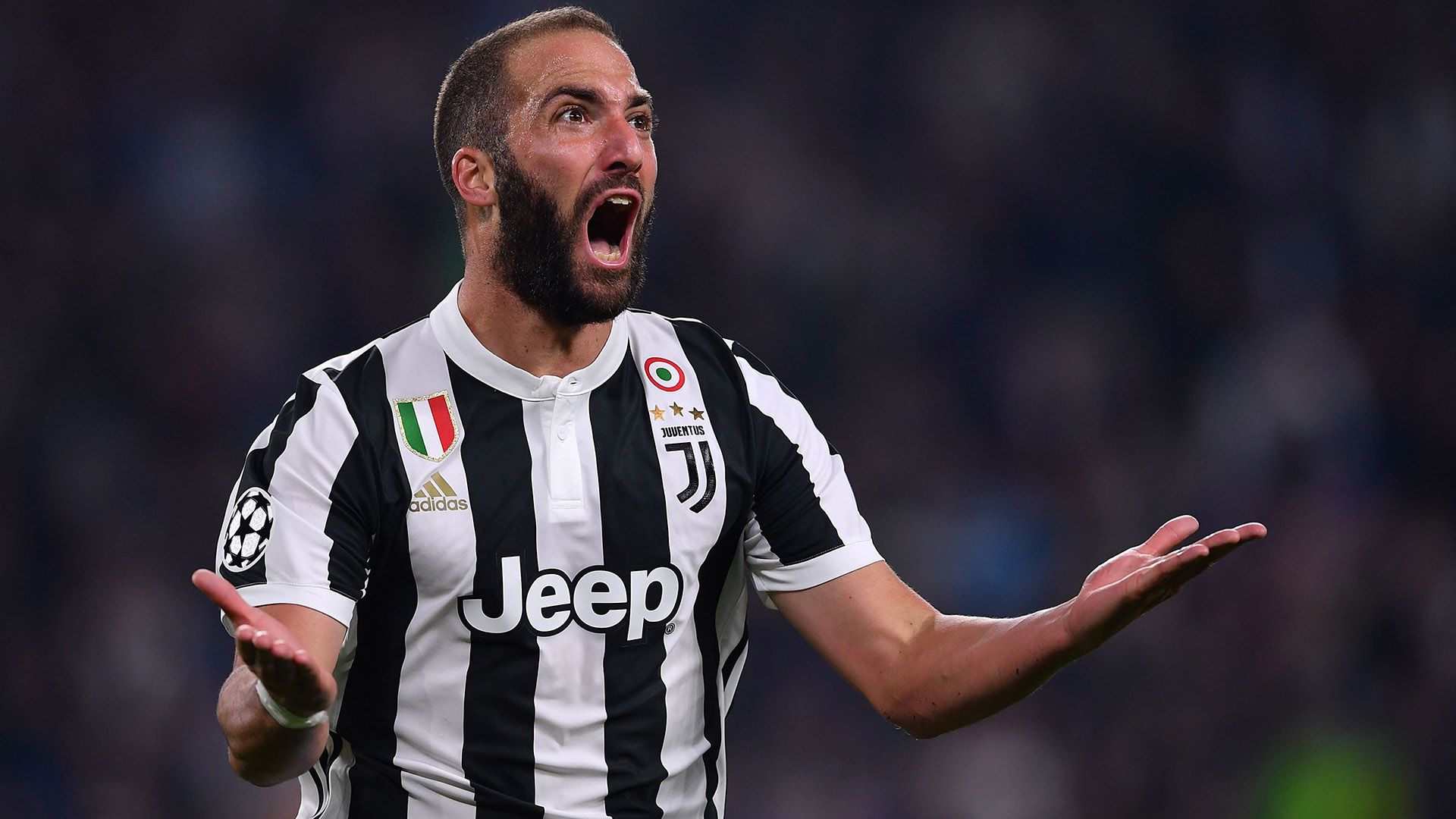Gonzalo Higuain Juventus Olympiacos Champions League