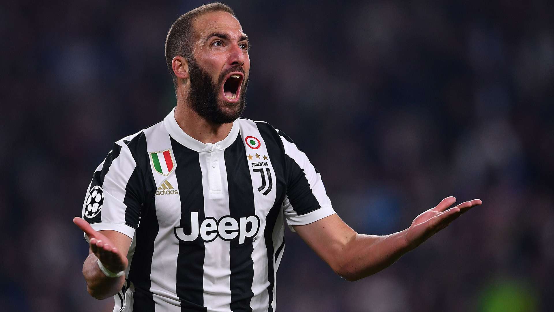 Gonzalo Higuain Juventus Olympiacos Champions League