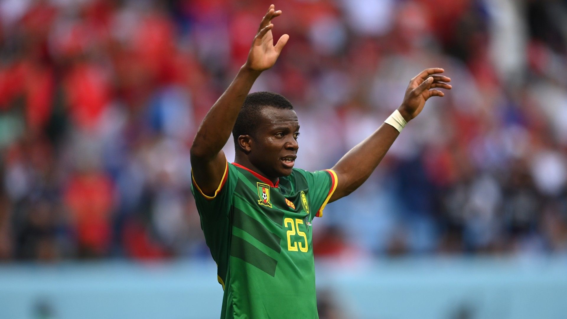 Cameroon player Tolo Nouhou 