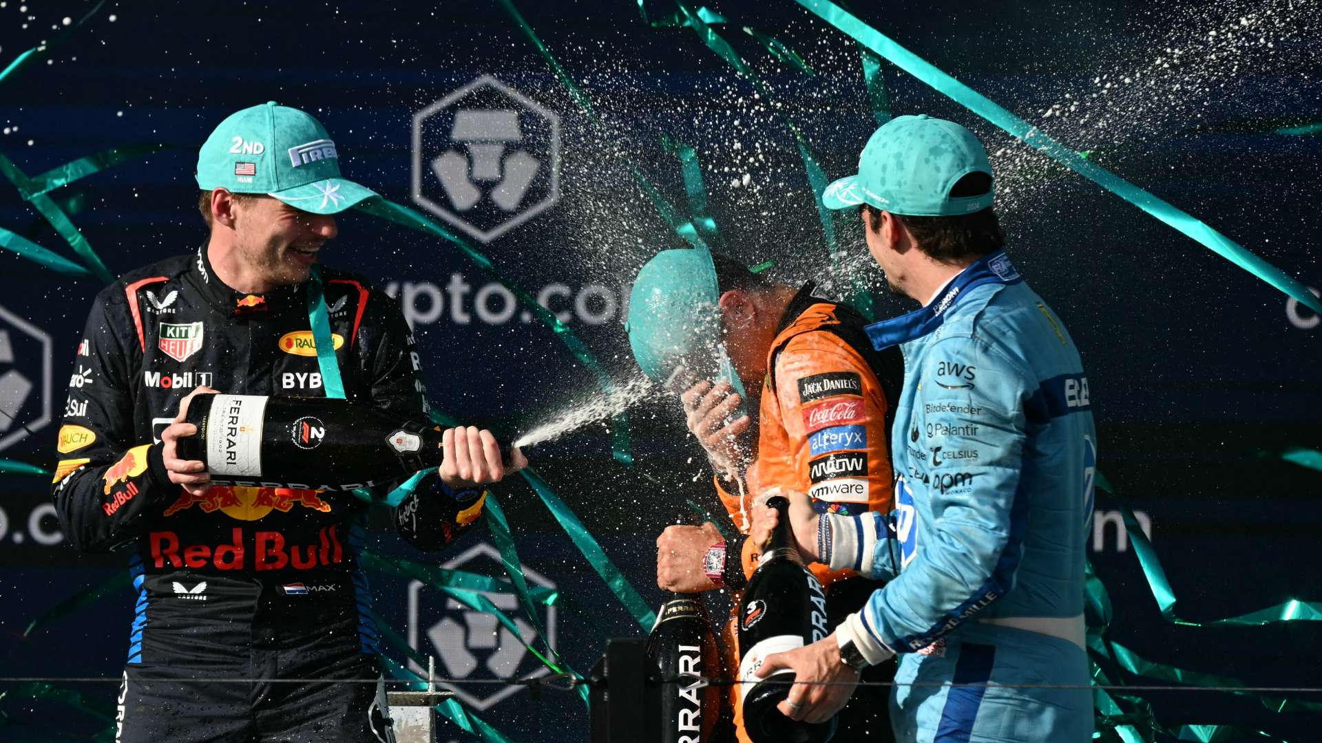 Miami Grand Prix podium