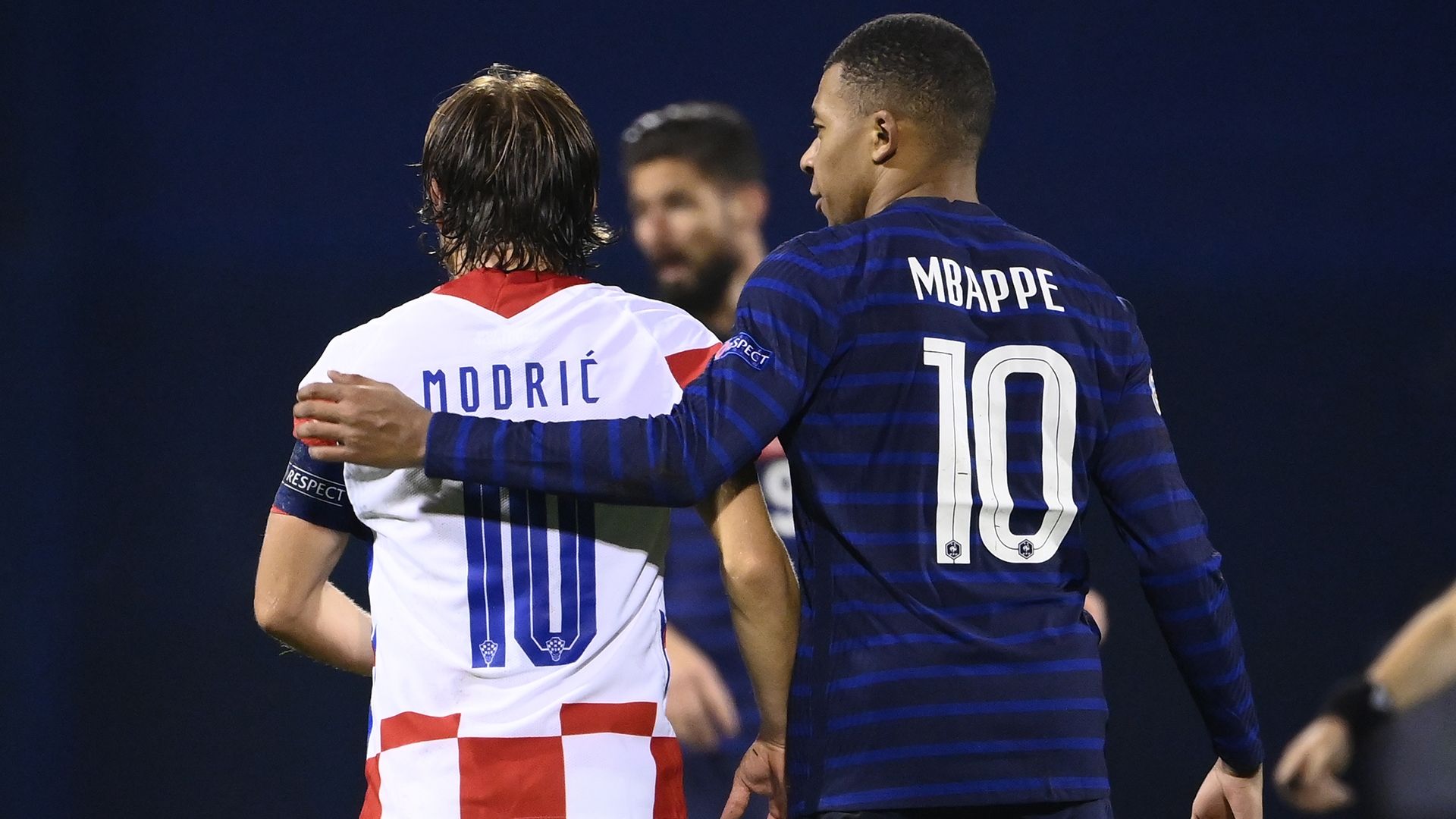 Luka Modric Kylian Mbappe Croatia France 2020
