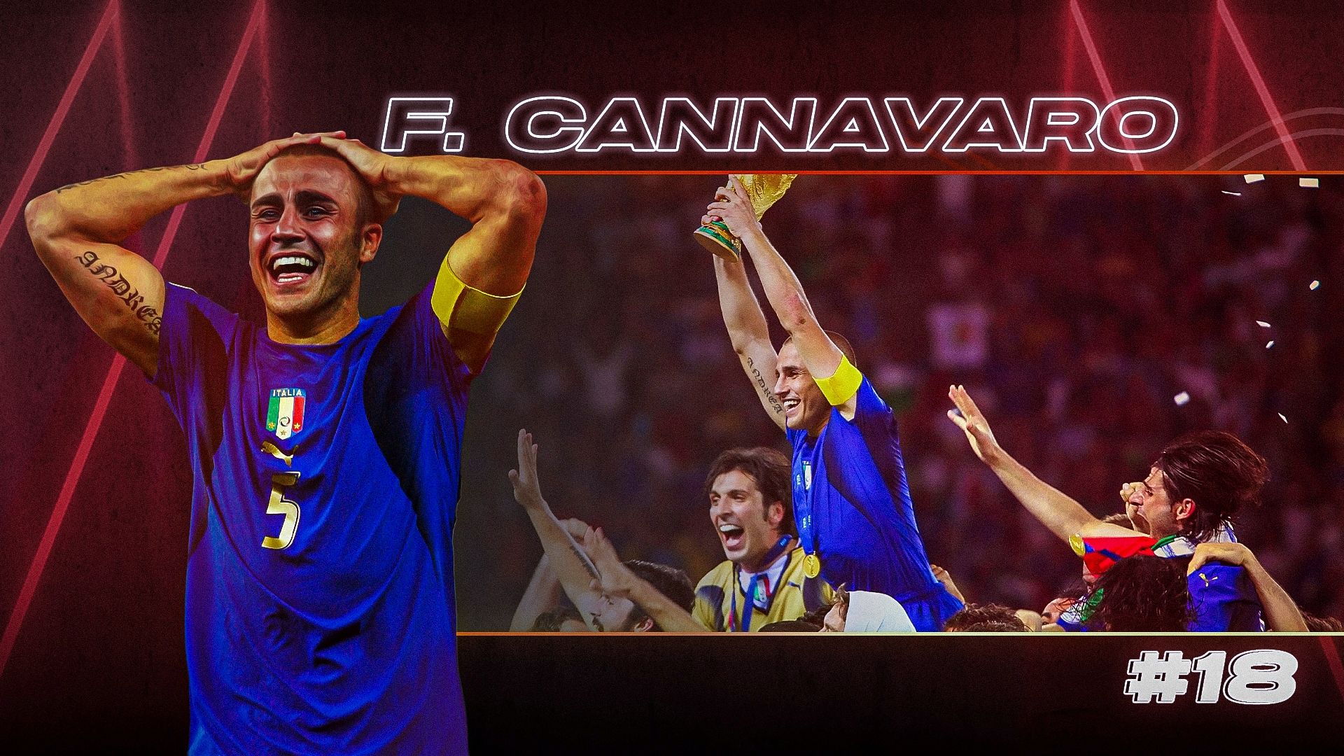 GOAL50 2022 Fabio Cannavaro GFX Ranking